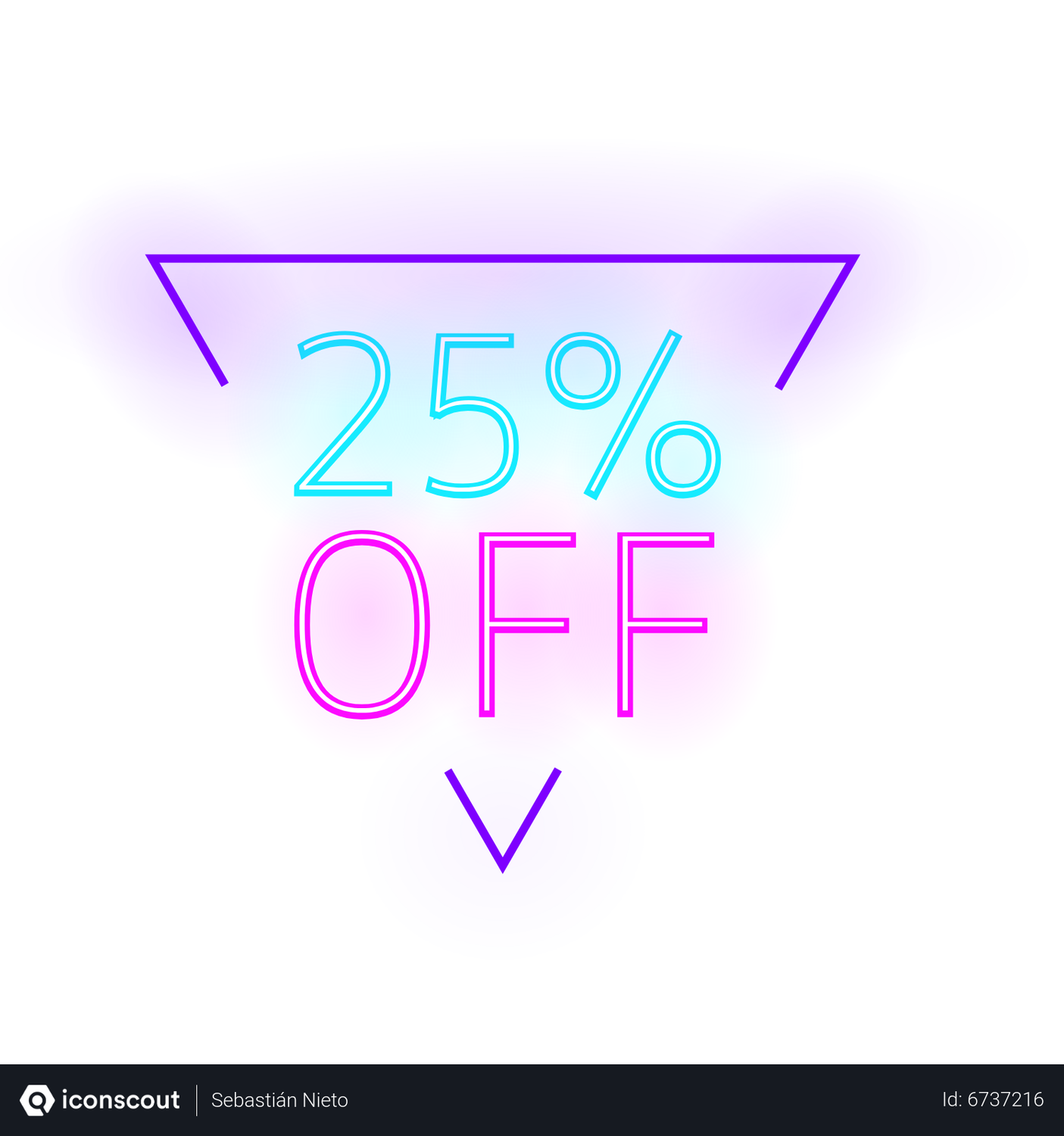 Free 25 Percent Off Animated Icon Download In JSON LOTTIE Or MP4 Format   25 Off 8489558 6737216 