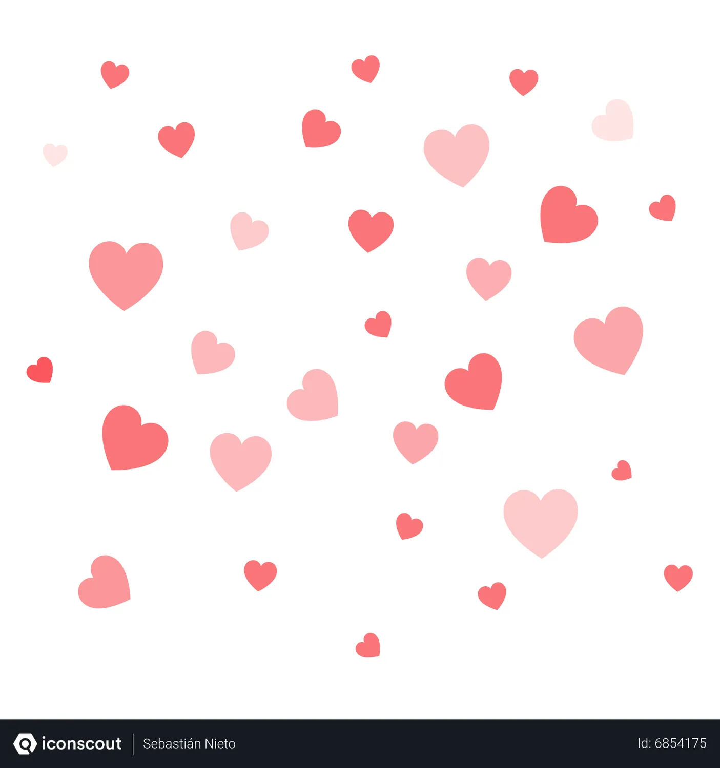 Free A bunch of hearts Animated Icon download in JSON, LOTTIE or MP4 format