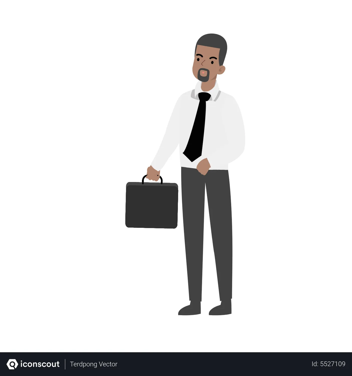 Free Businessman Holding Briefcase Animation Free Download People