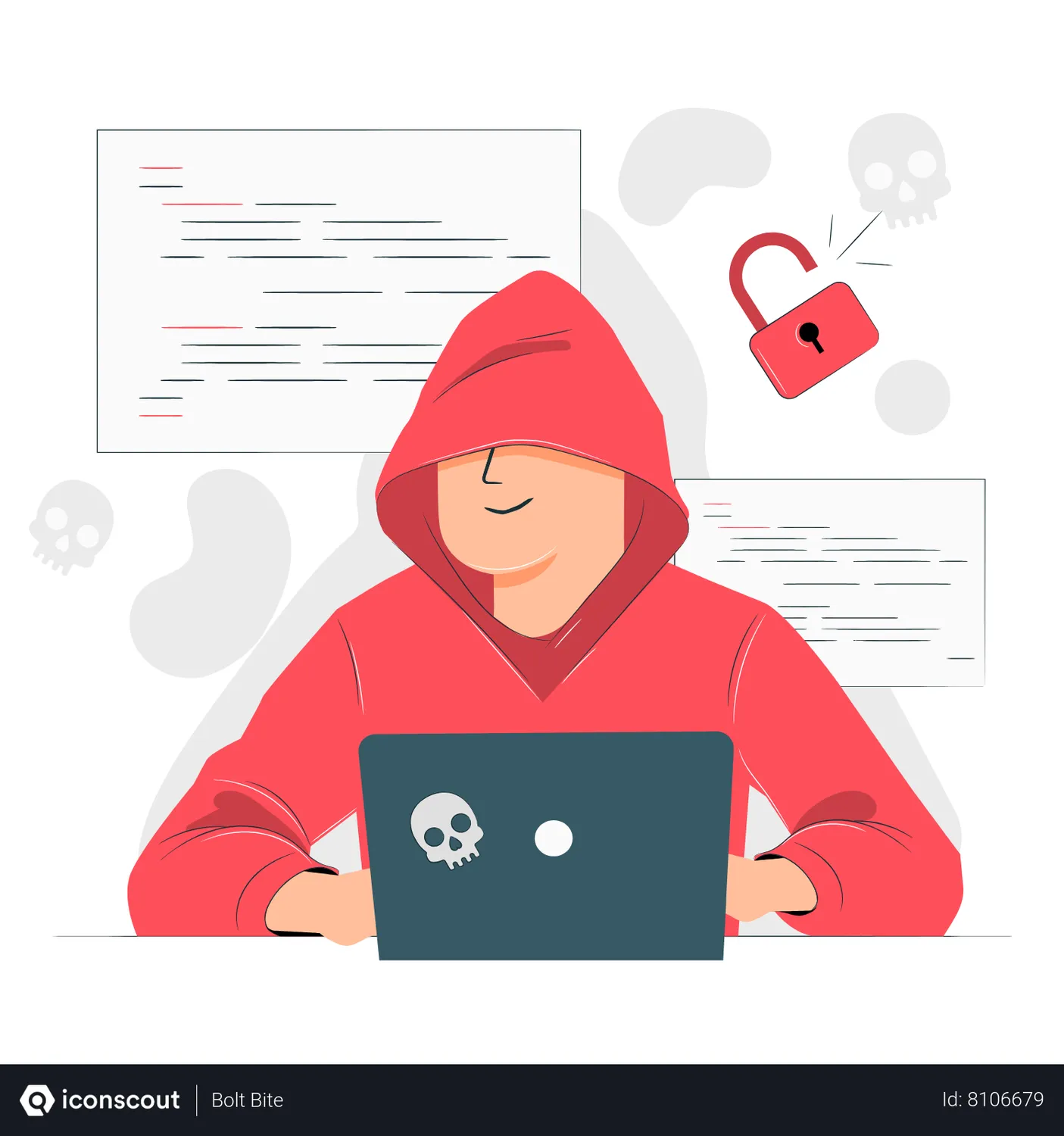 Free Hacker Using Laptop Animation - Free Download Miscellaneous 