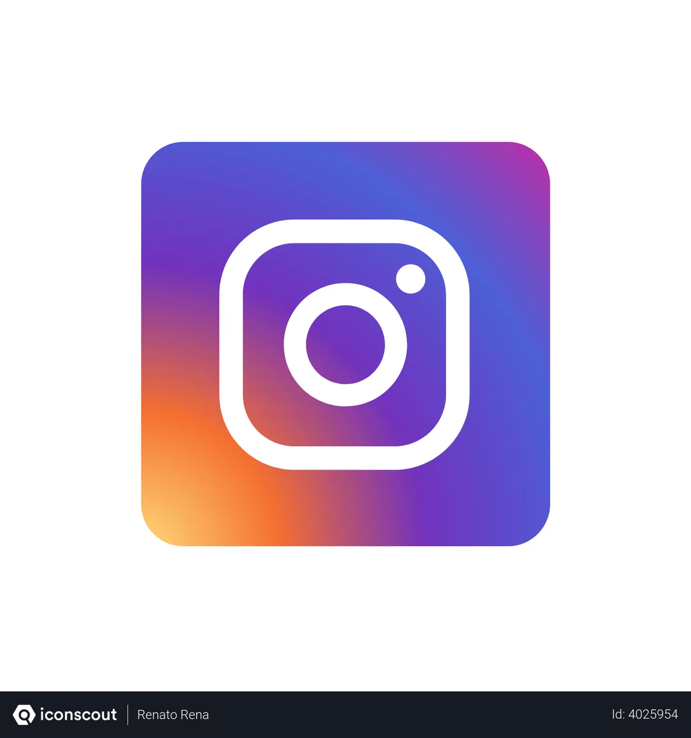 Free Instagram Logo Animated Logo download in JSON, LOTTIE or MP4 format