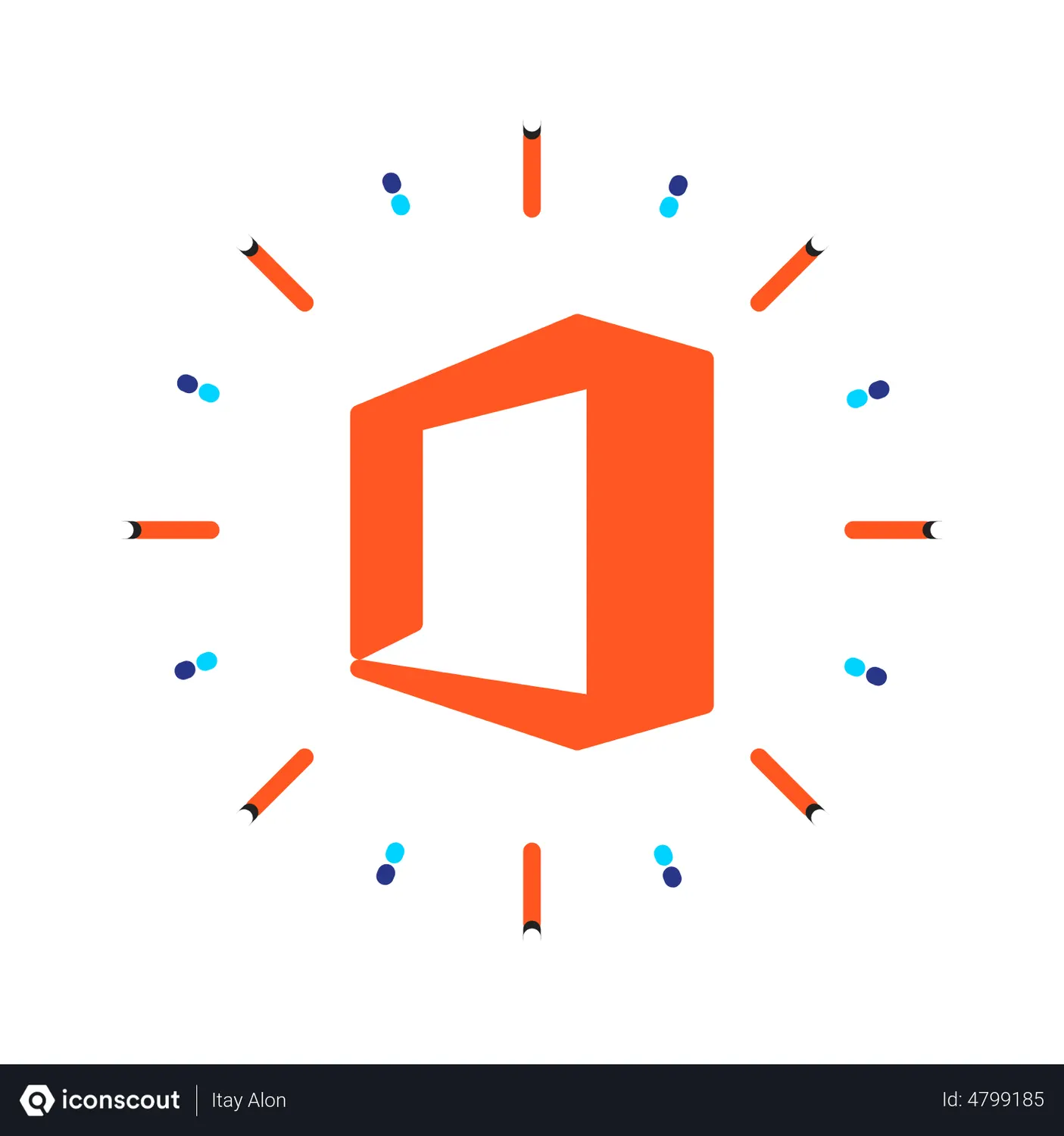 Free Microsoft Office Logo Animated Logo download in JSON, LOTTIE or