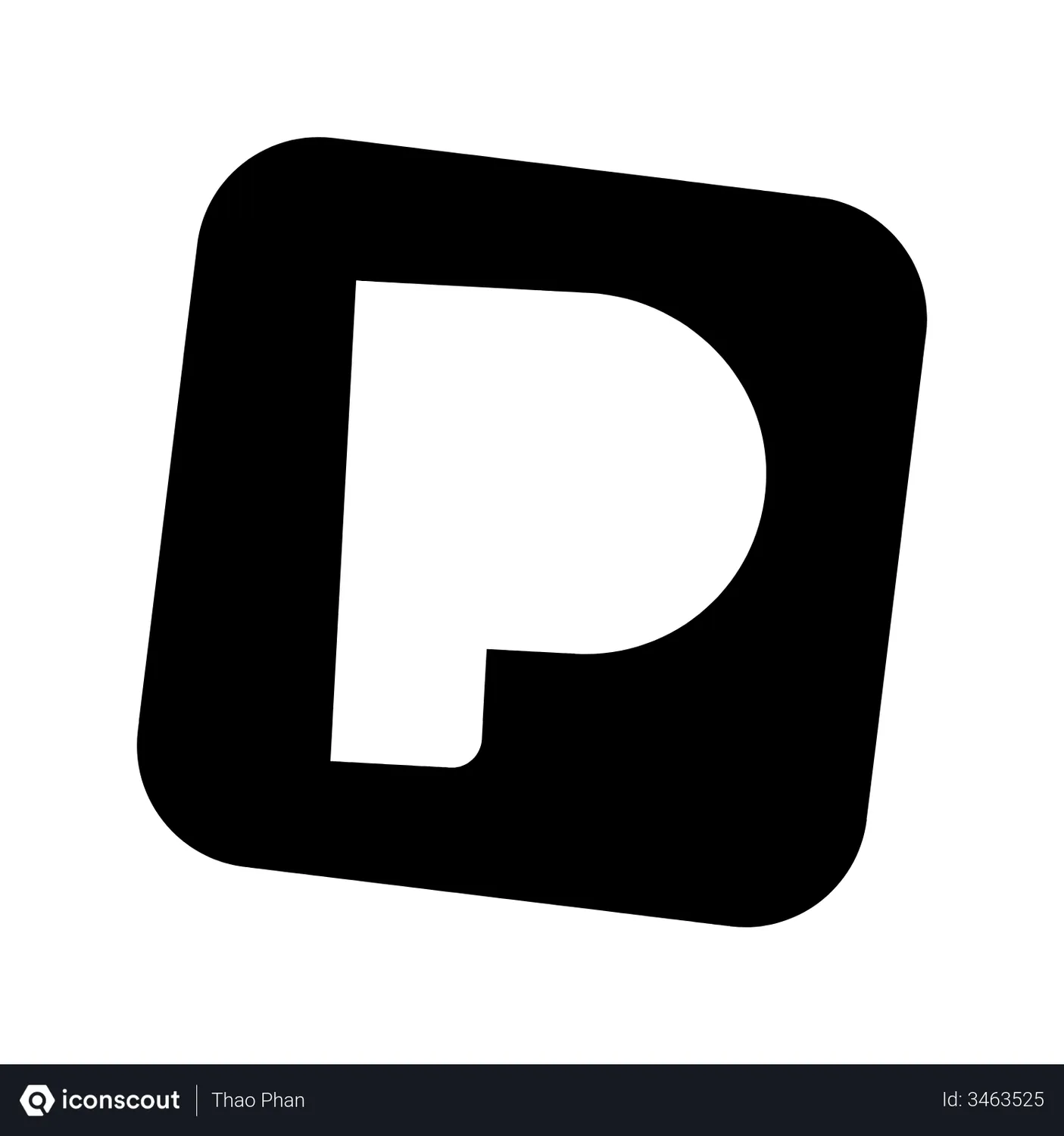 Free Pandora Logo Animated Logo download in JSON, LOTTIE or MP4 format