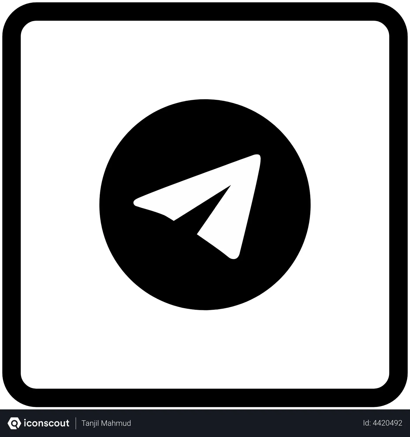 Free Telegram Logo Animated Logo download in JSON, LOTTIE or MP4 format