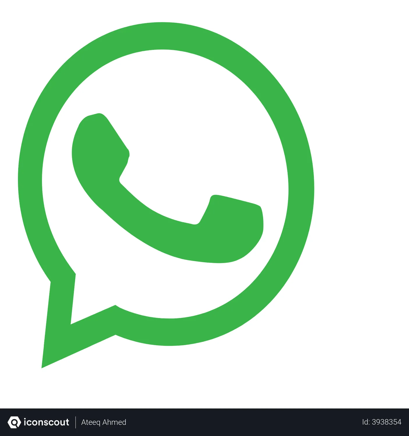 Free Whatsapp Logo Animated Logo download in JSON, LOTTIE or MP4 format