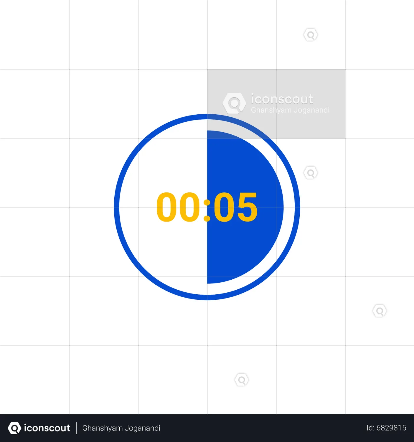 10 Seconds Timer Stop Watch Animated Icon Free Download User