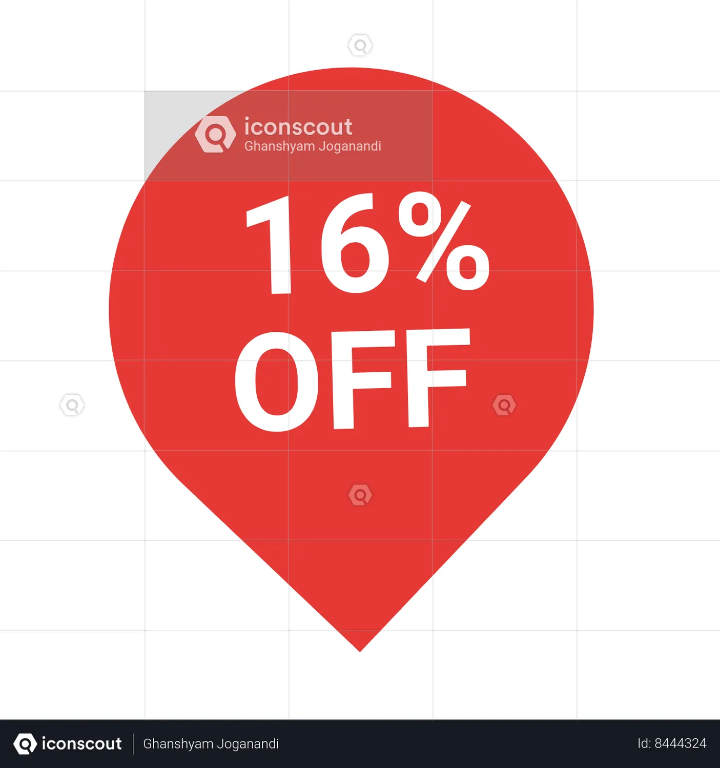 16-percentage-off-animated-icon-download-in-json-lottie-or-mp4-format