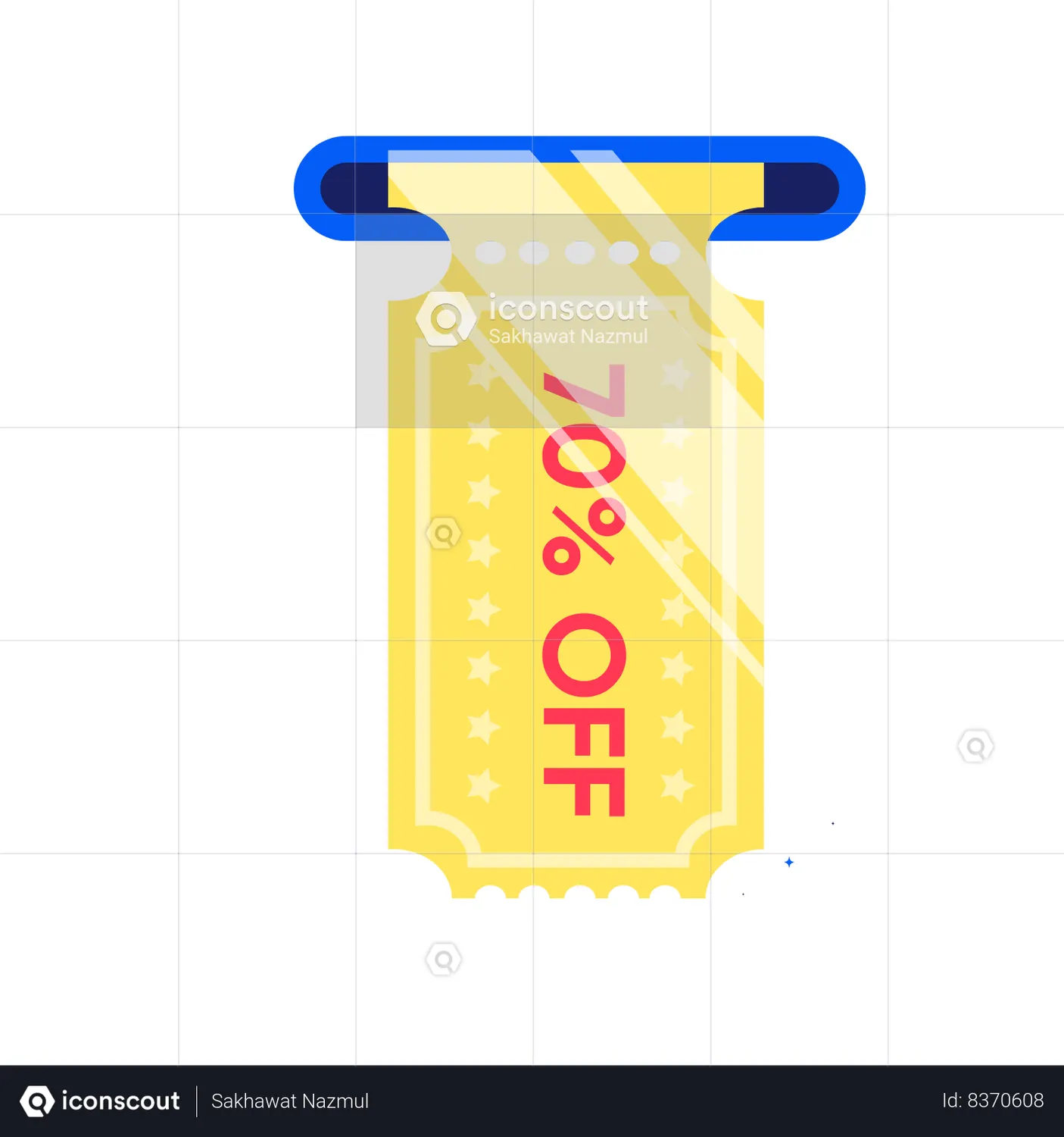 70% Off Coupon Animated Icon Free Download E commerce Shopping 70% Off Coupon Animated Icon Free Download E commerce Shopping