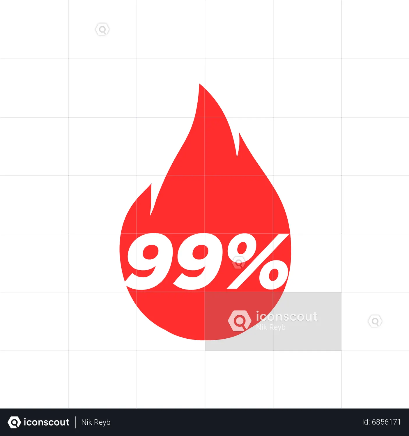 99 Percent Animated Icon download in JSON, LOTTIE or MP4 format