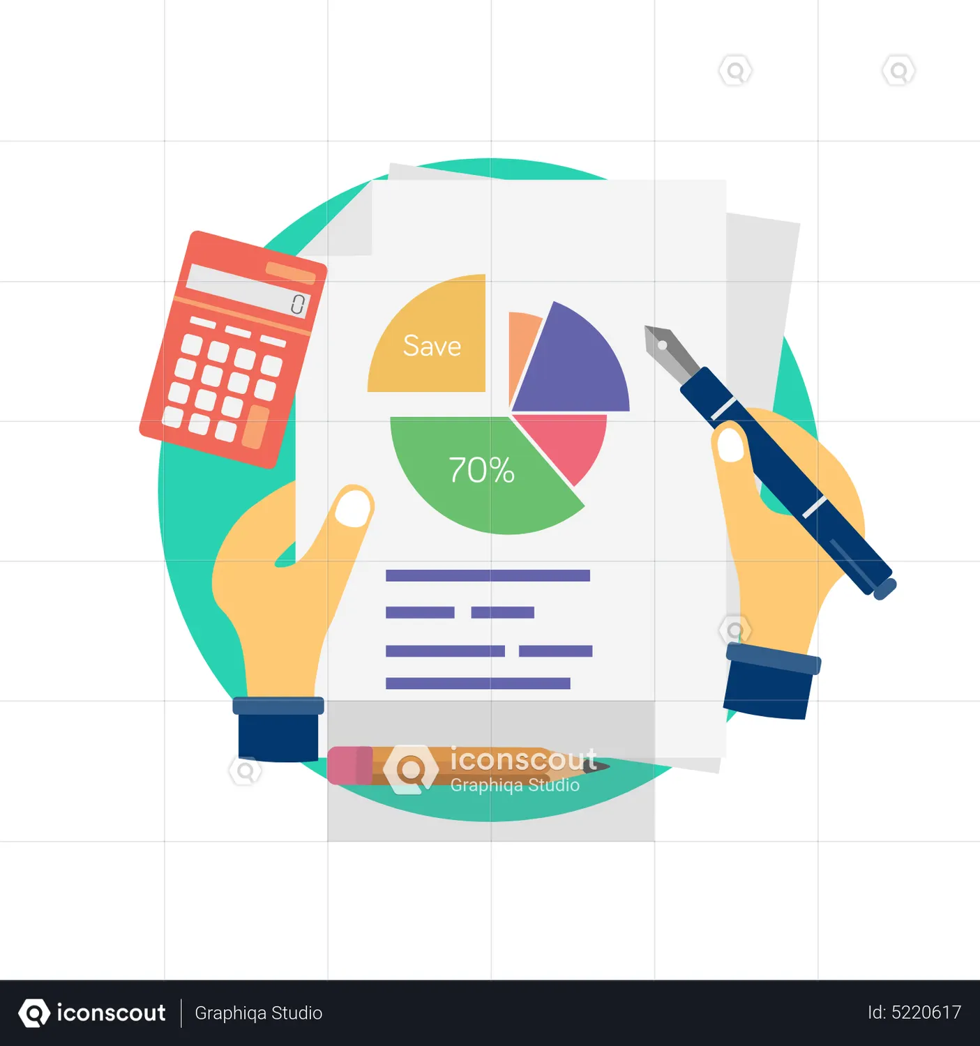 Accounting Concept Animated Icon - Free Download Design & Development ...