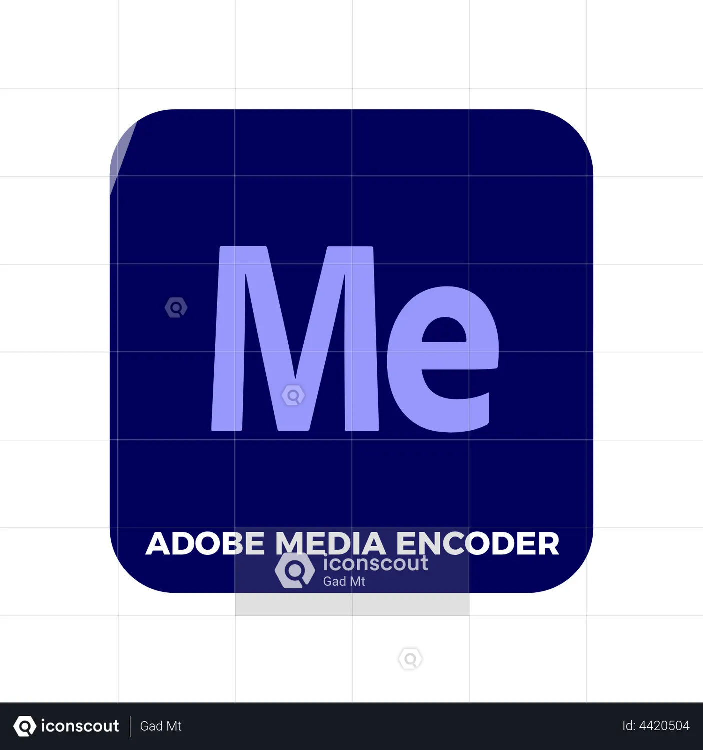 Adobe Media Encoder app Logo Animated Logo download in JSON, LOTTIE or