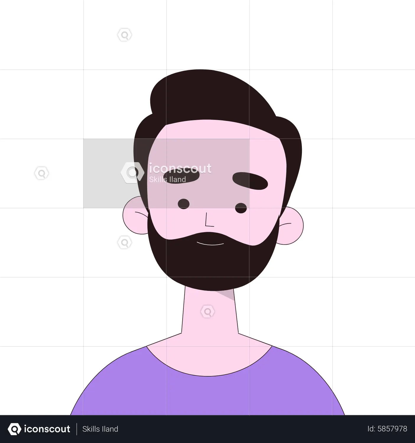 Old Man Avatar Animated Icon download in JSON, LOTTIE or MP4 format