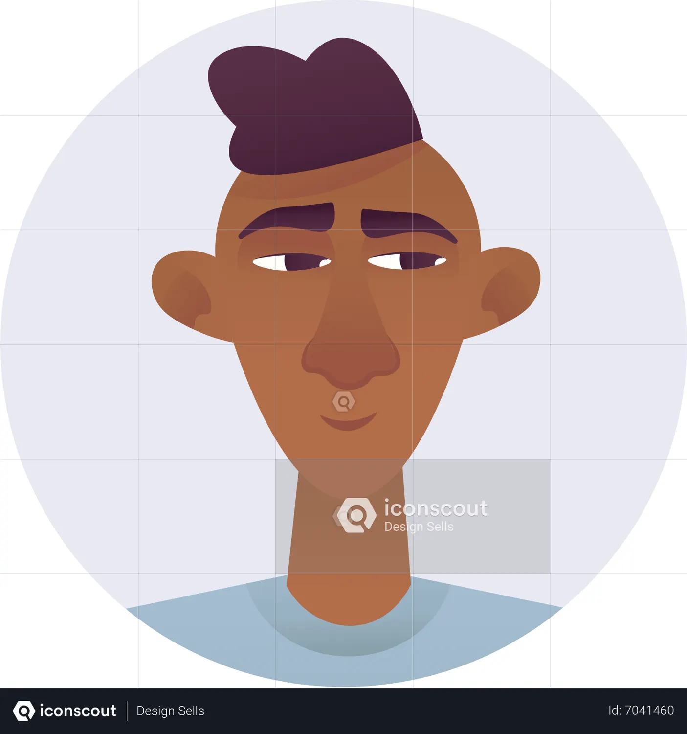 Old Man Avatar Animated Icon download in JSON, LOTTIE or MP4 format