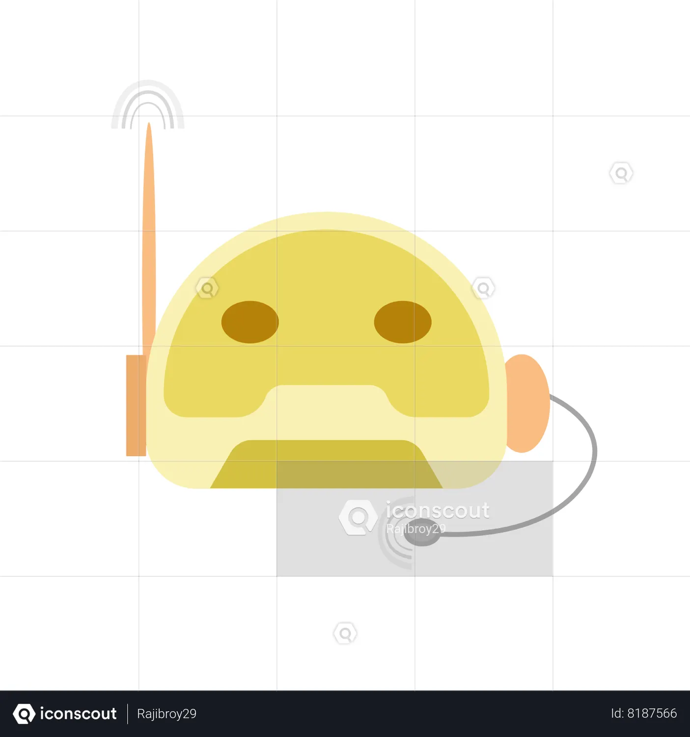 Ai Bot Animated Icon download in JSON, LOTTIE or MP4 format