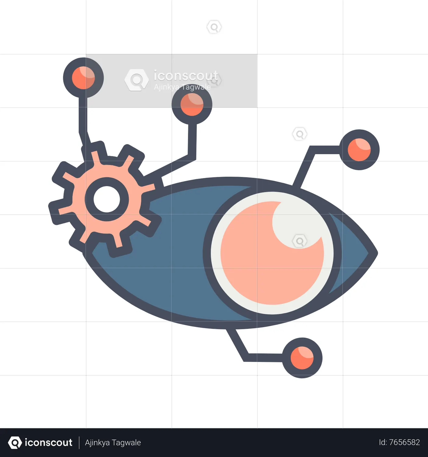 Ai Eye Animated Icon download in JSON, LOTTIE or MP4 format