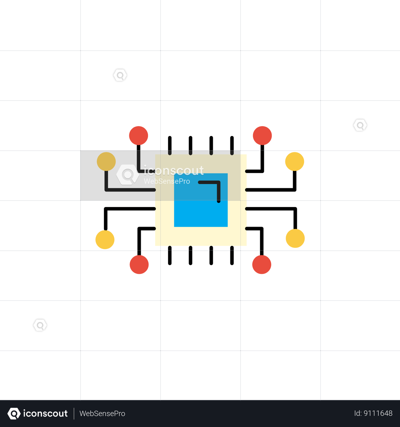 Ai Processor Animation by WebSensePro | LottieFiles
