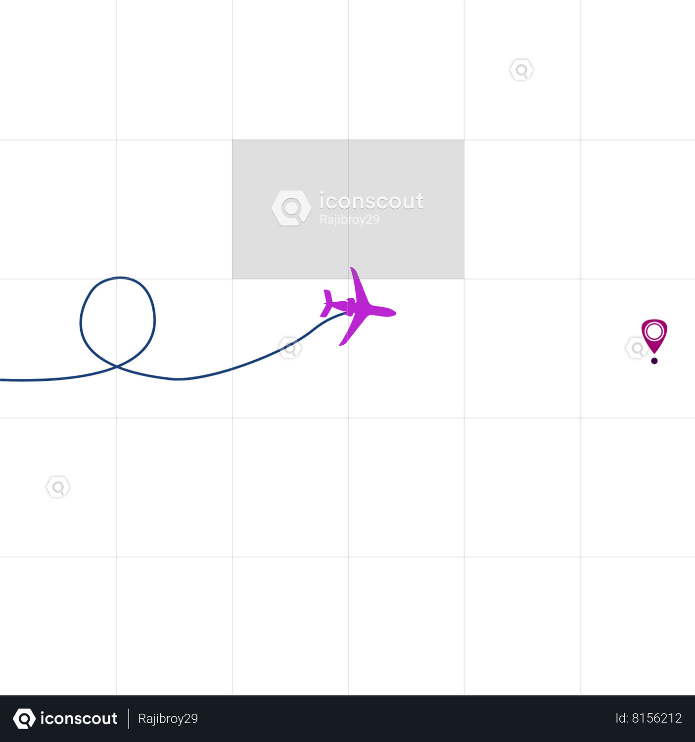 Aircraft Route Animated Icon Download In JSON LOTTIE Or MP4 Format   Aircraft Route 10017577 8156212 