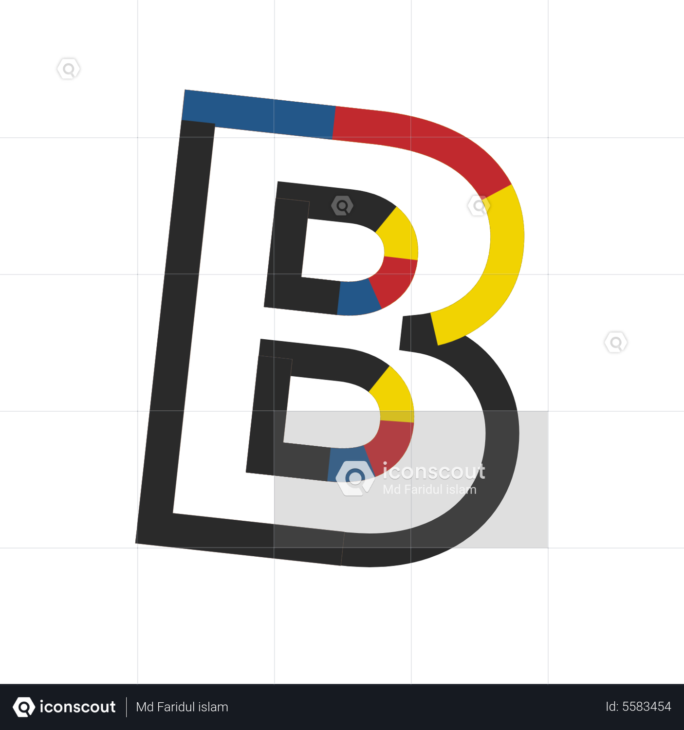 Alphabet B Animated Icon Download In JSON, LOTTIE Or MP4 Format