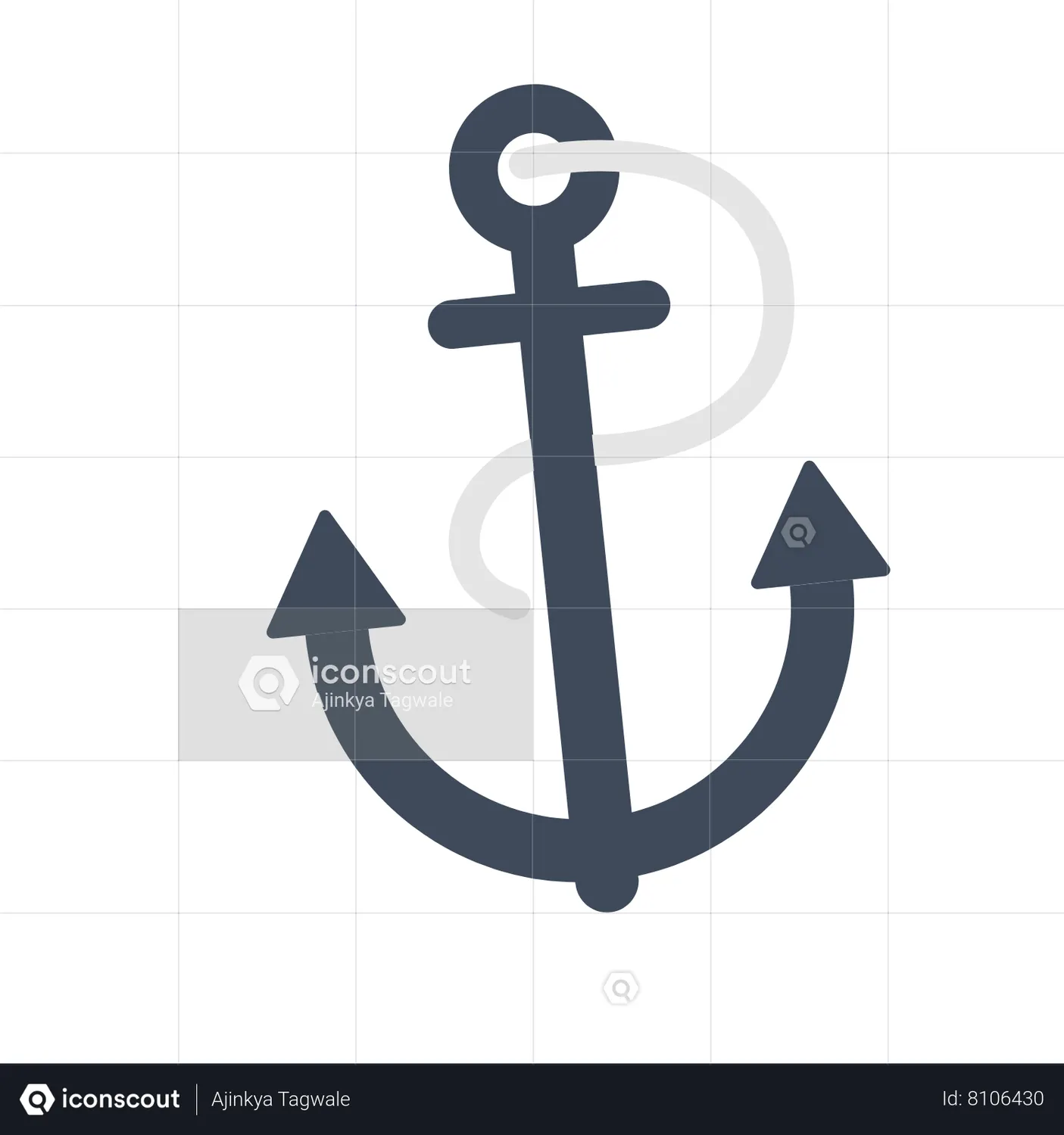 Anchor Text Animated Icon download in JSON, LOTTIE or MP4 format