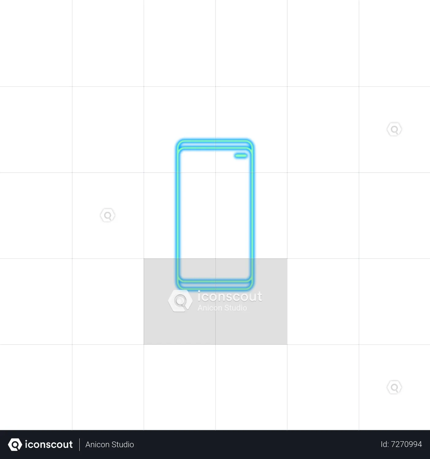 Android Phone Animated Icon download in JSON, LOTTIE or MP4 format