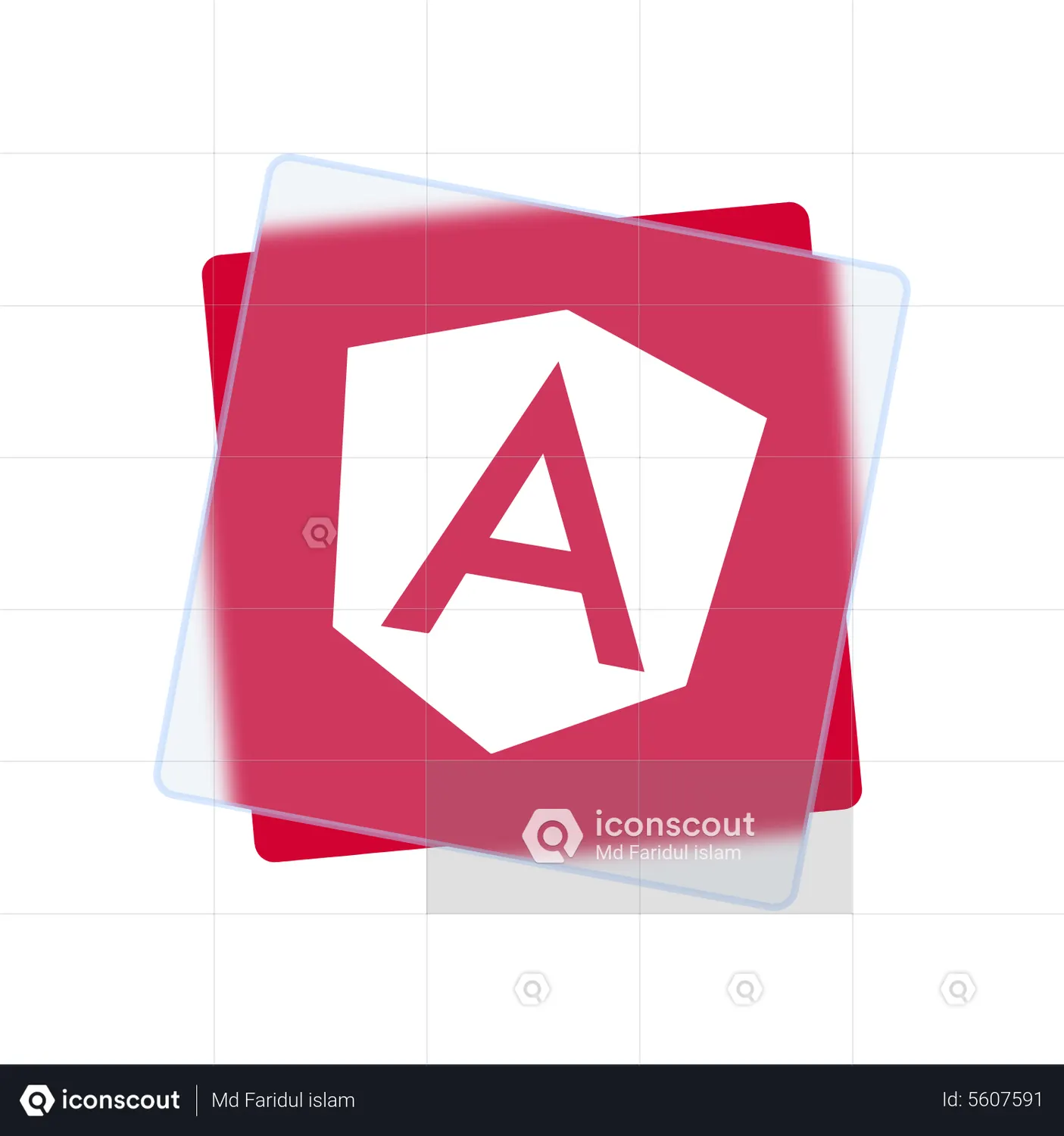 Angular Logo Animated Icon download in JSON, LOTTIE or MP4 format