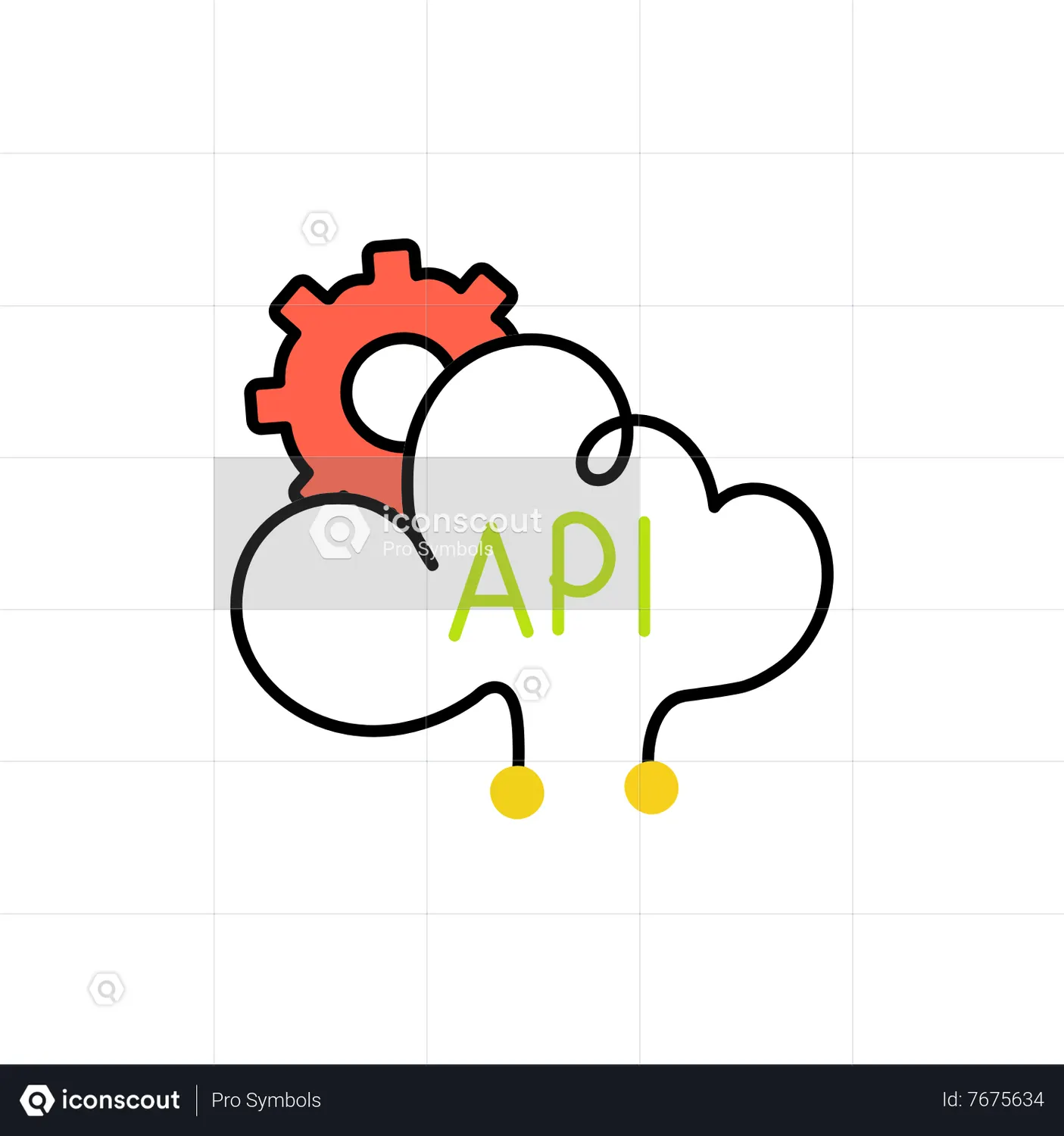 API Setting Icon Lottie Animation - Network & Communication Lottie ...