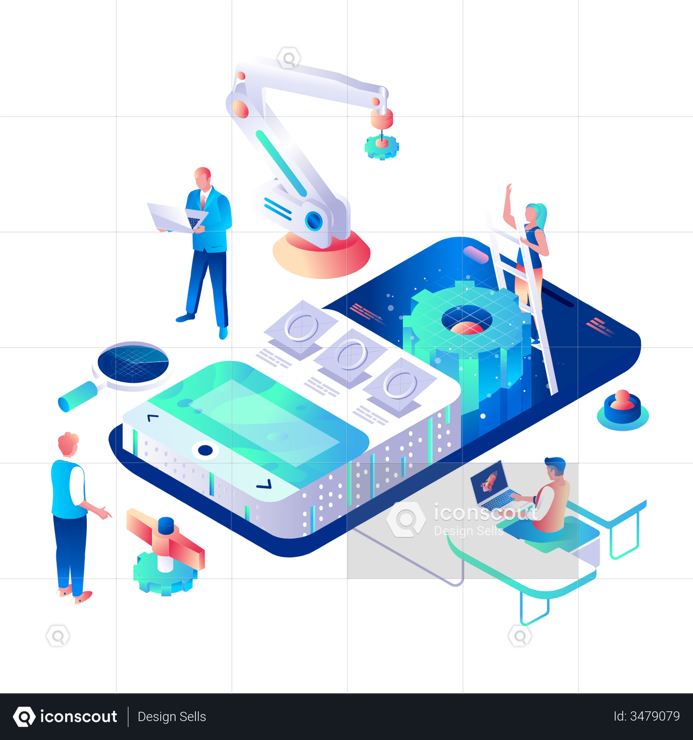 App Development Animation by Design Sells | LottieFiles