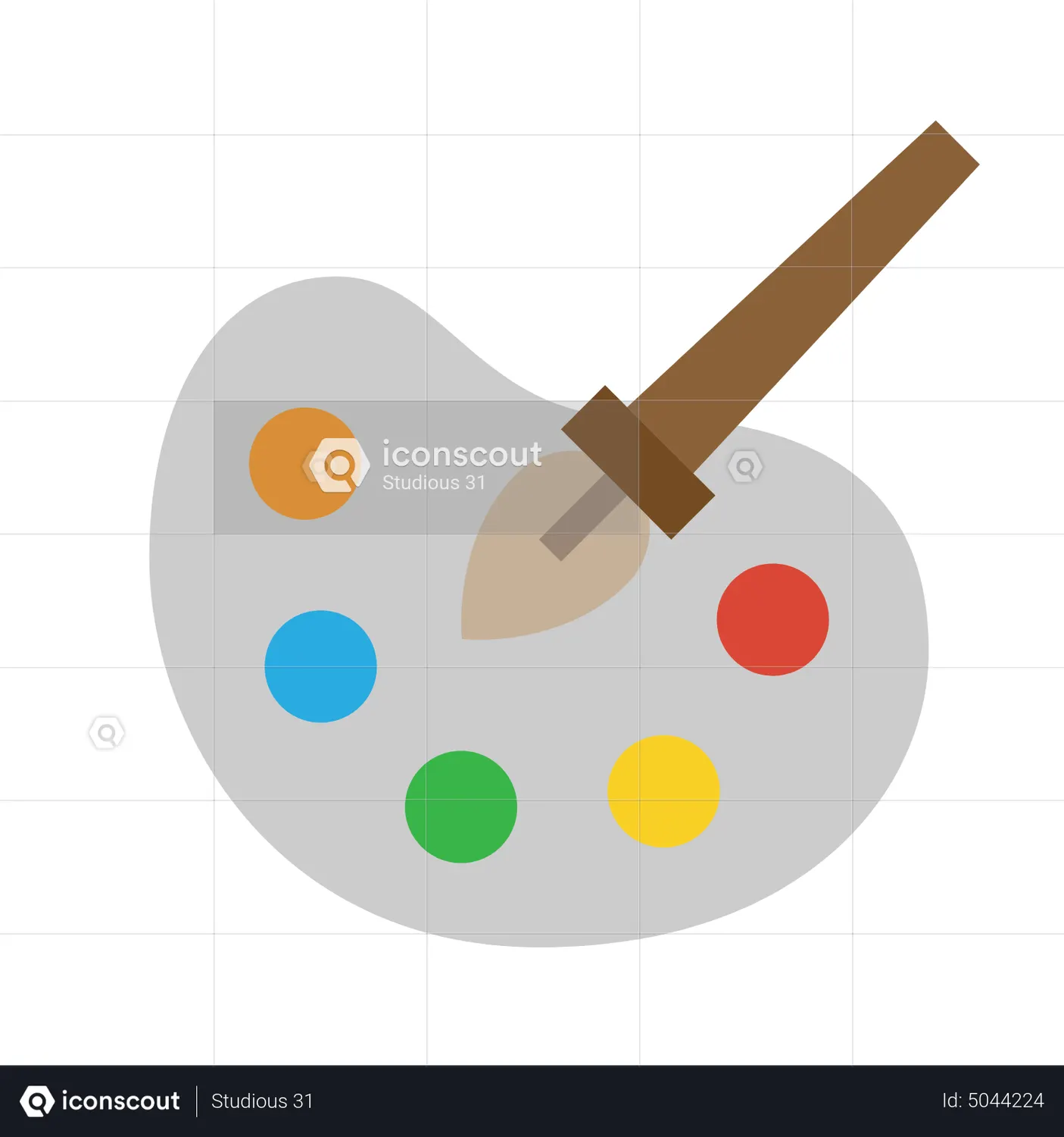 Art Color Palette Animated Icon Free Download School & Education Animated Icons IconScout