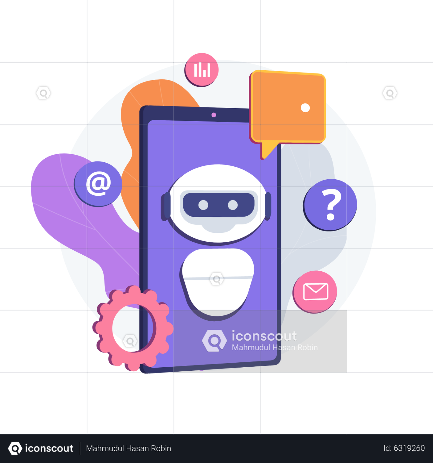 Artificial Intelligence Bot Animation by Mahmudul Hasan Robin | LottieFiles
