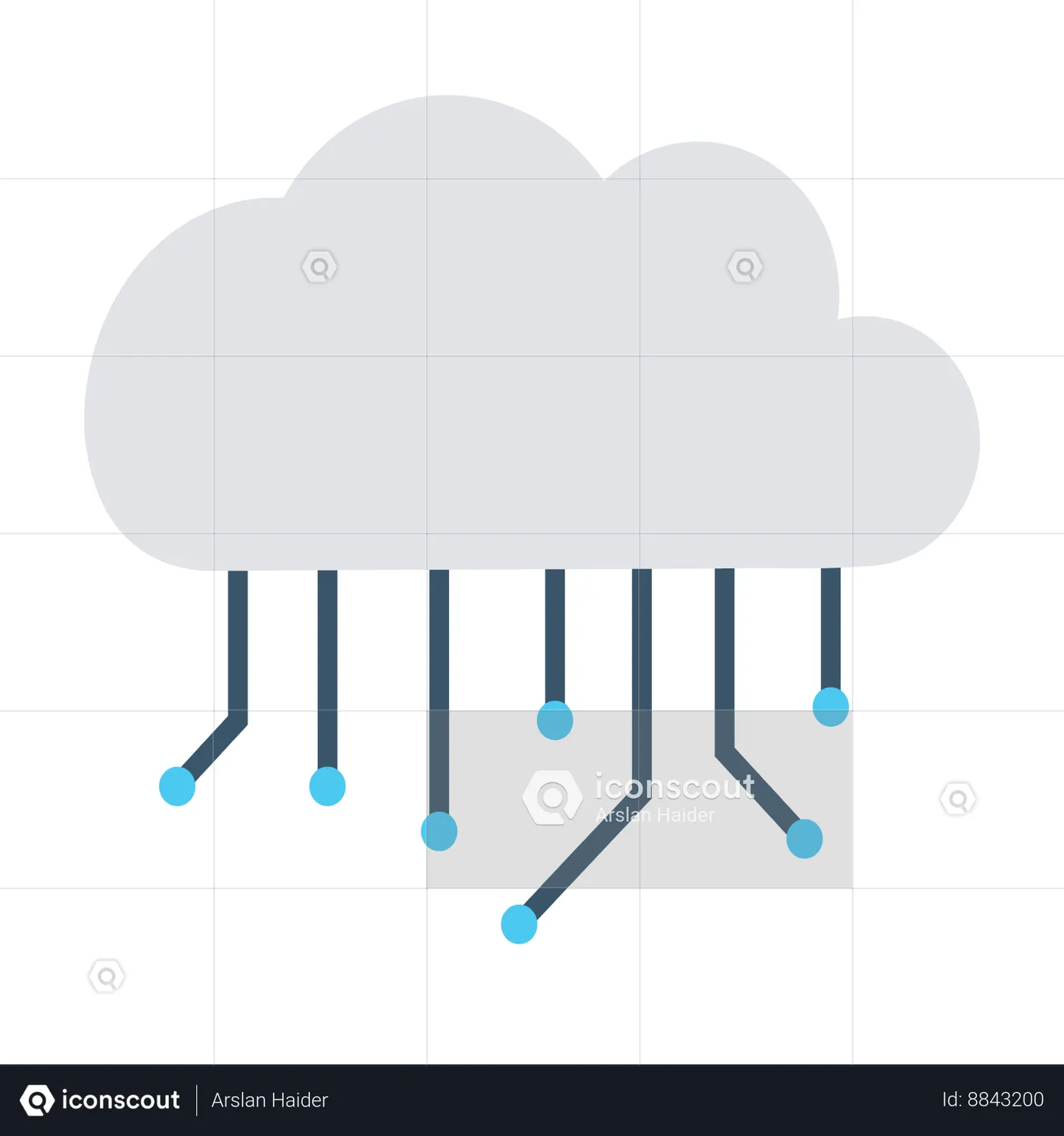 Artificial Intelligence Cloud Animated Icon download in JSON, LOTTIE or ...