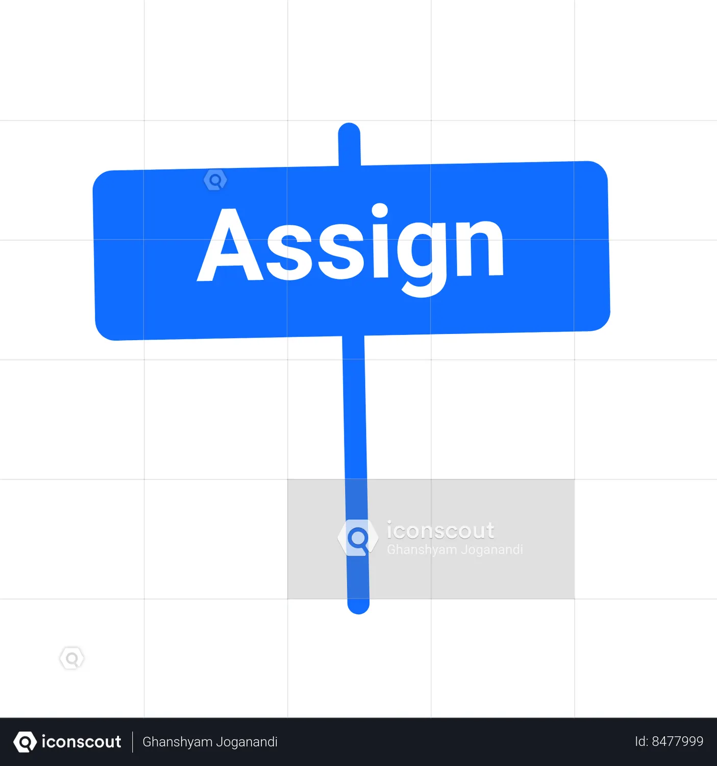 Assign Signboard Animated Icon - Free Download Sign & Symbols Animated ...