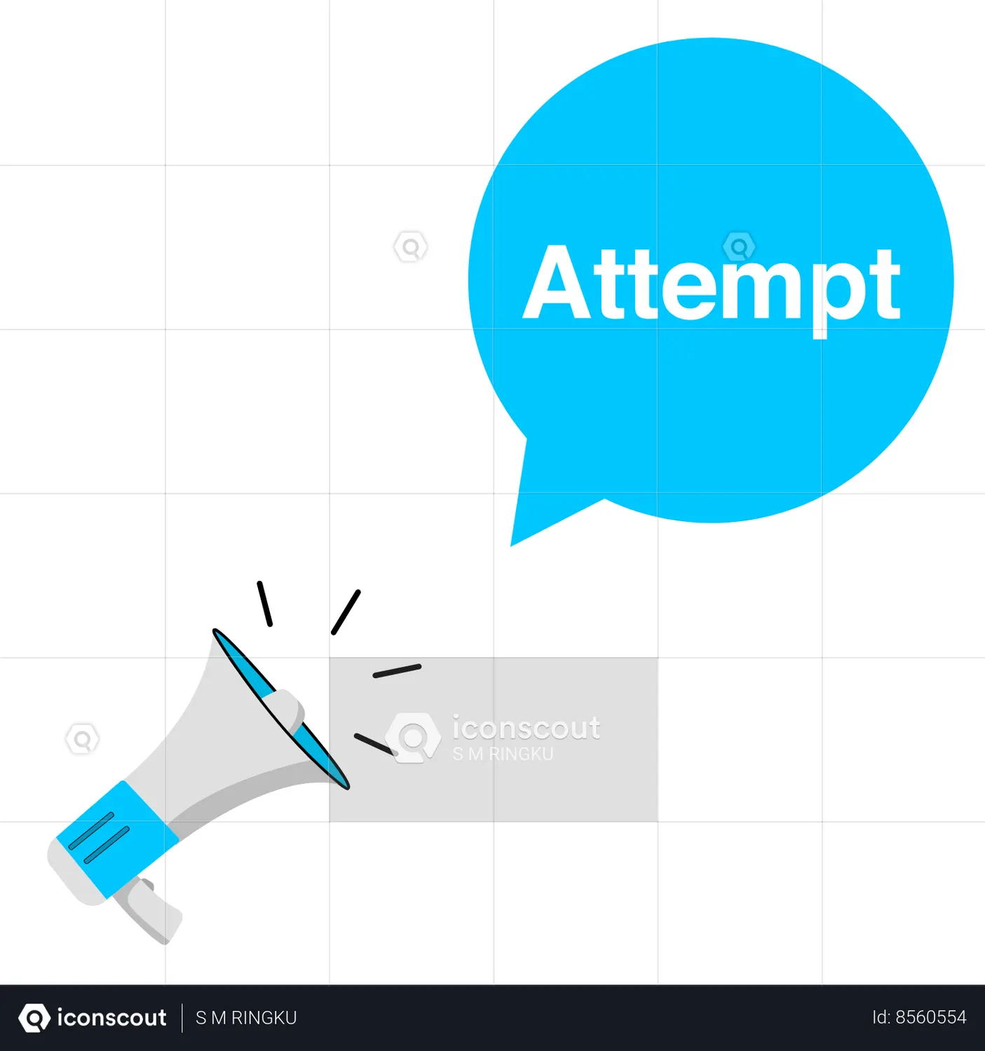 Attempt Animated Icon - Free Download Network & Communication Animated ...
