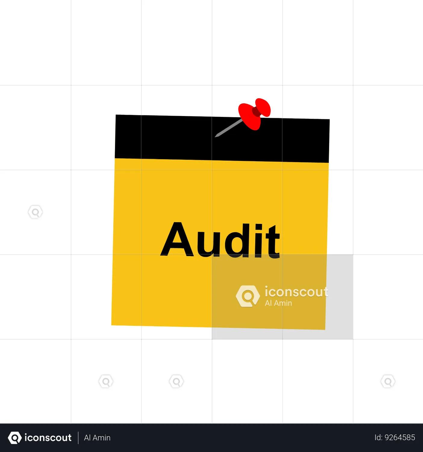 Audit Animated Icon download in JSON, LOTTIE or MP4 format