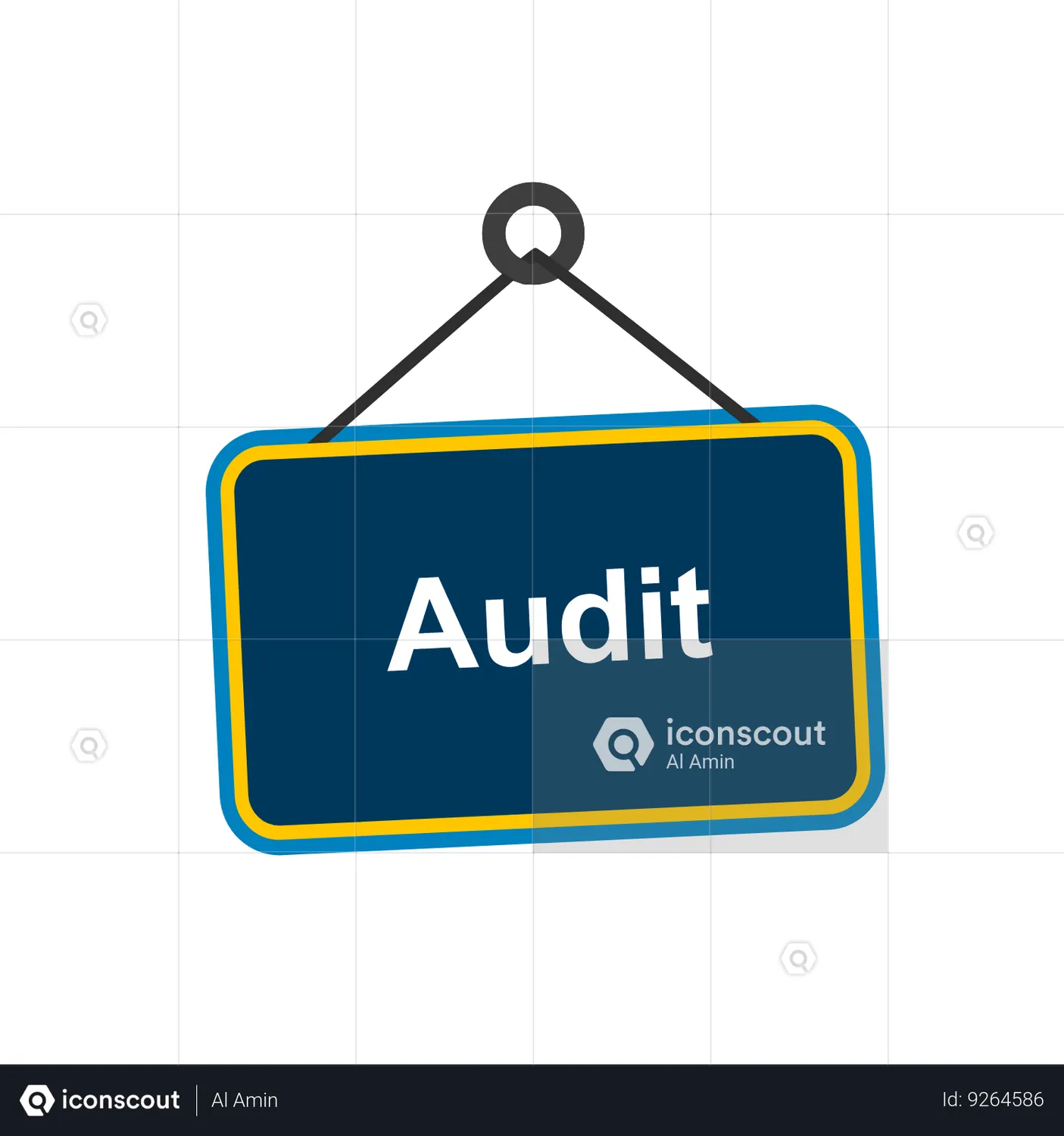 Audit Animated Icon download in JSON, LOTTIE or MP4 format