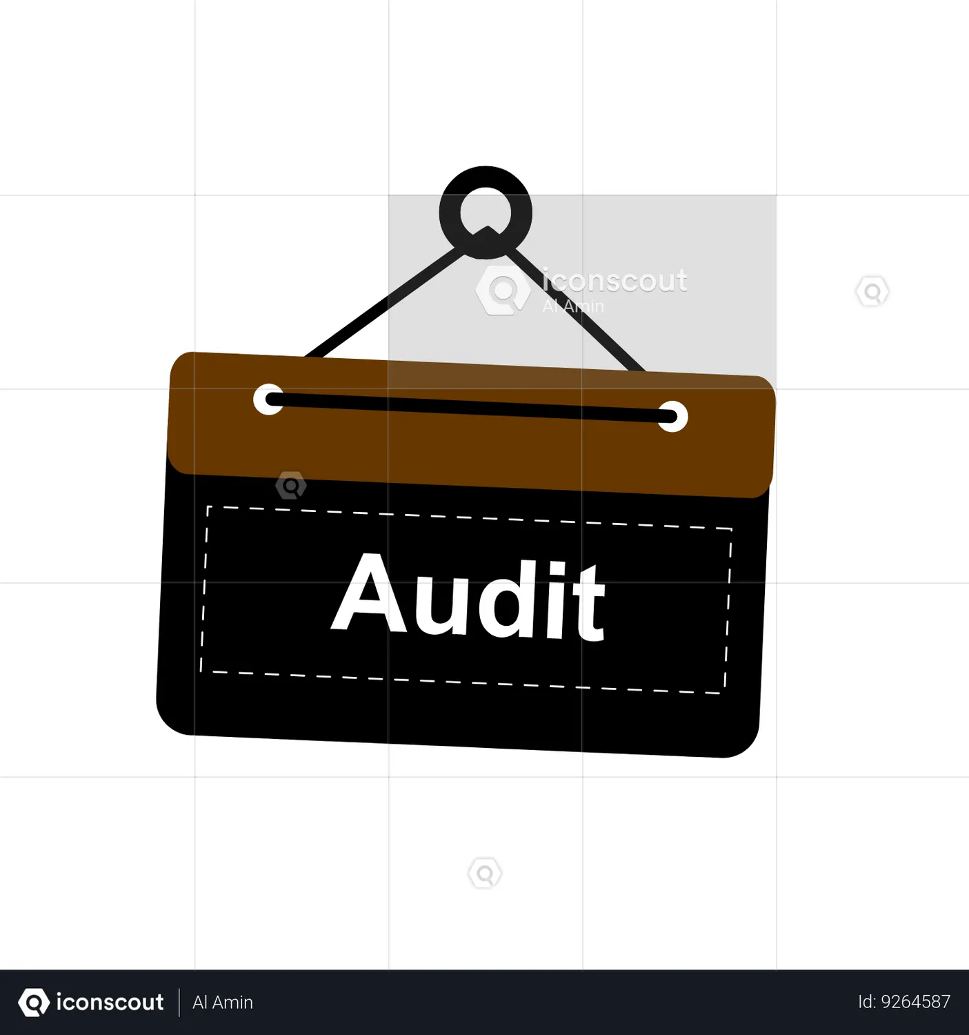 Audit Animated Icon download in JSON, LOTTIE or MP4 format