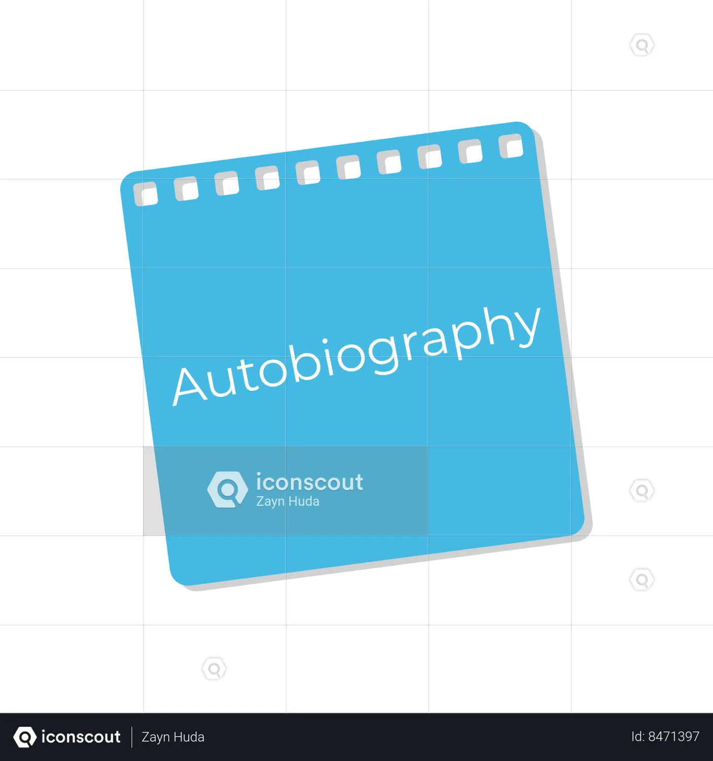 Autobiography Animated Icon download in JSON, LOTTIE or MP4 format