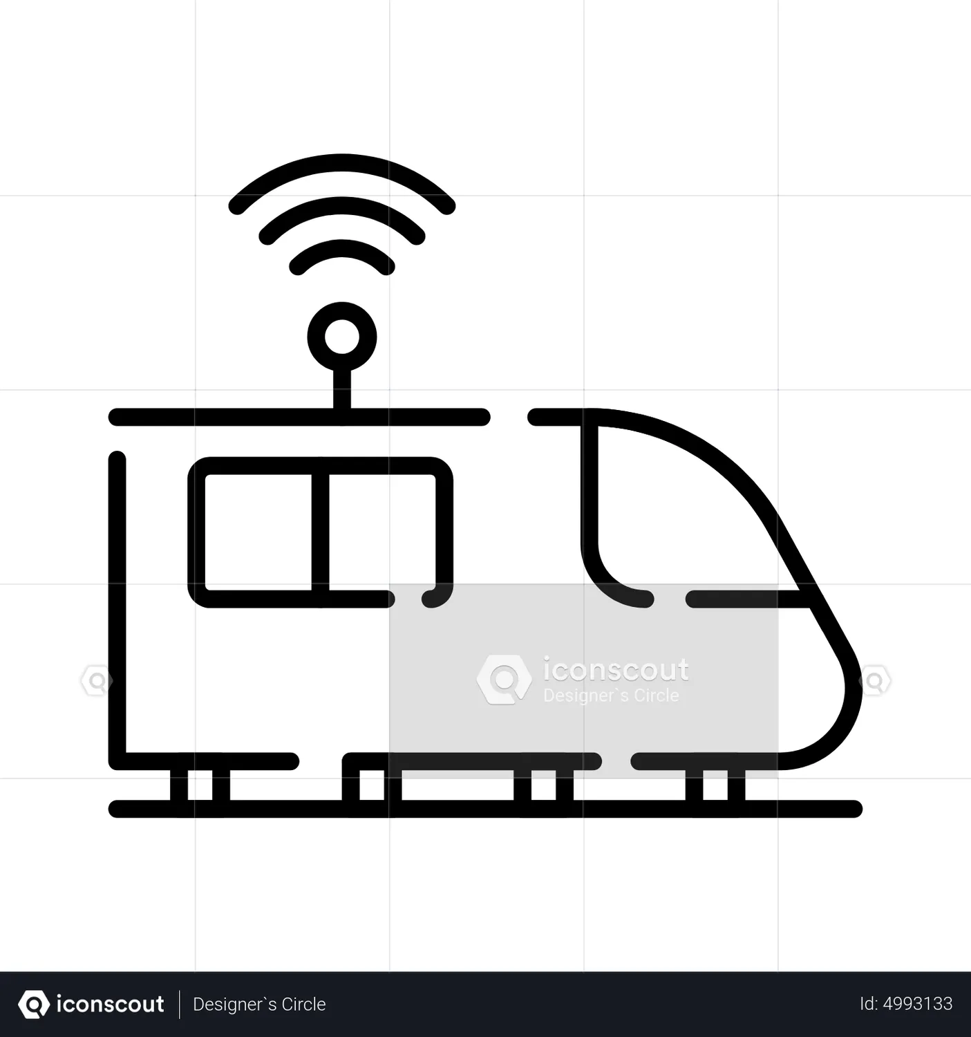 Autopilot Train Animated Icon download in JSON, LOTTIE or MP4 format