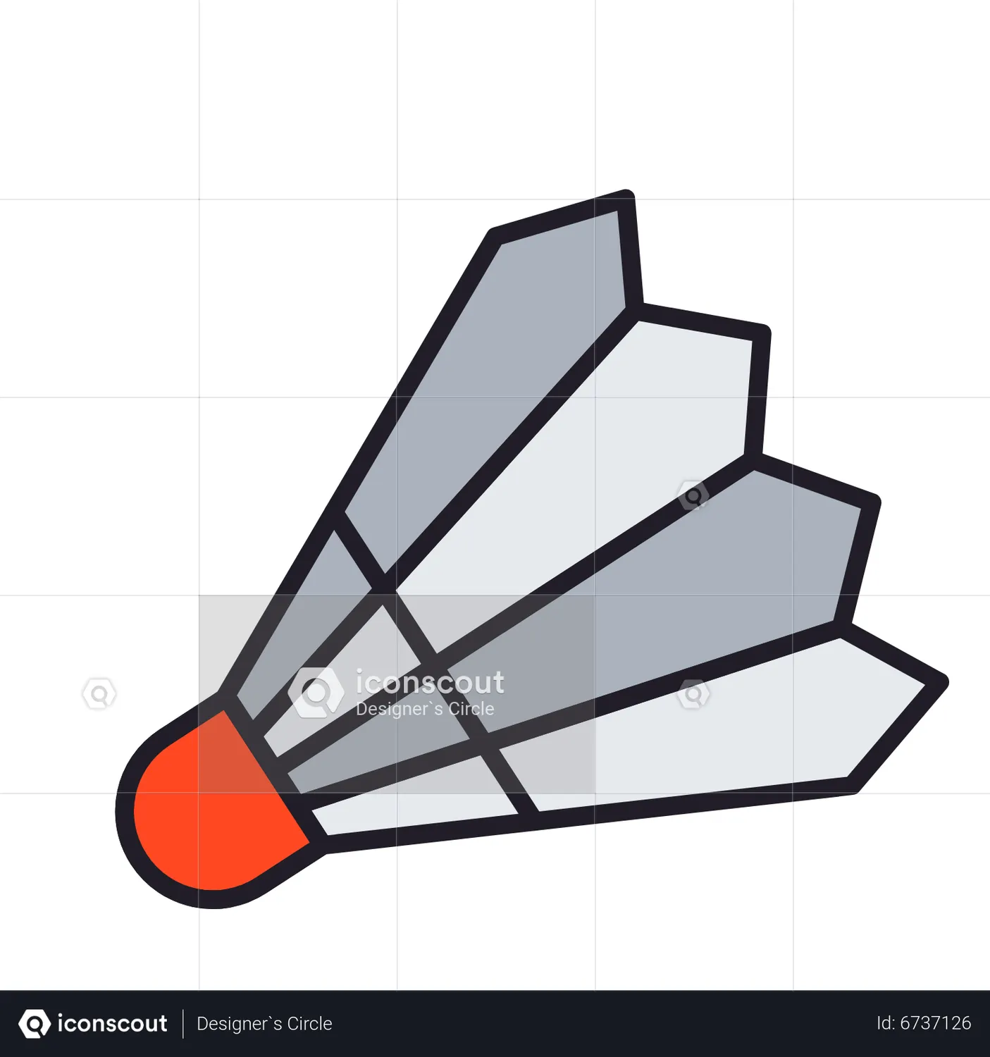 Badminton Birdie Animated Icon download in JSON, LOTTIE or MP4 format