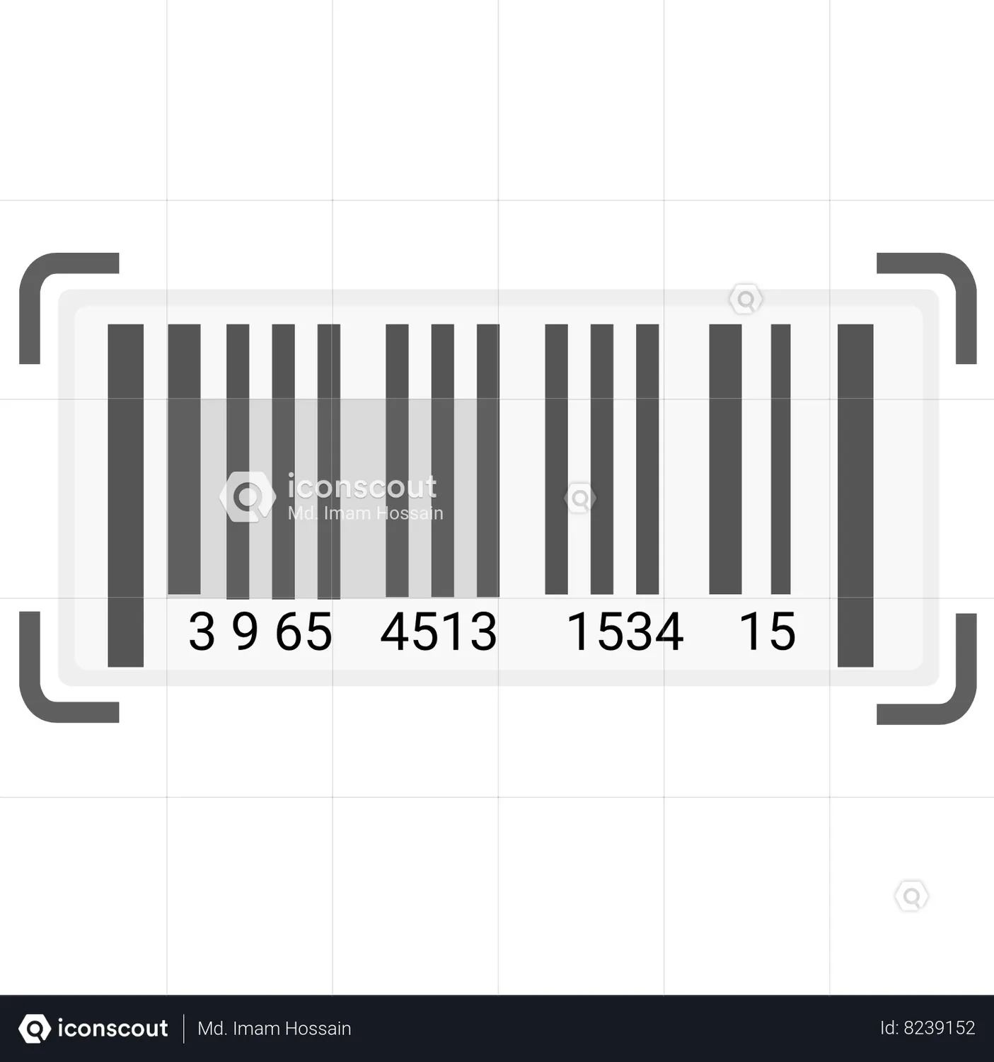 Barcode Animated Icon download in JSON, LOTTIE or MP4 format