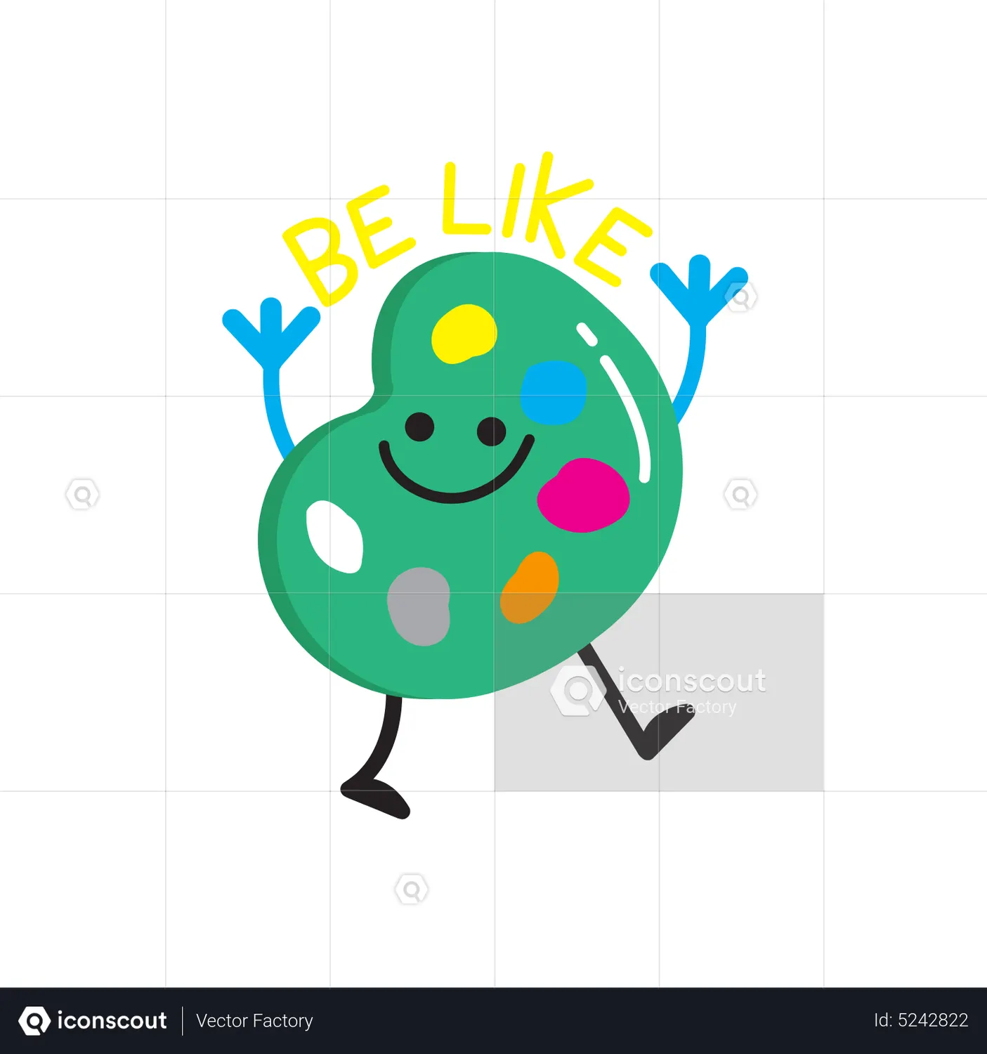 Be Like Animated Sticker download in JSON, LOTTIE or MP4 format