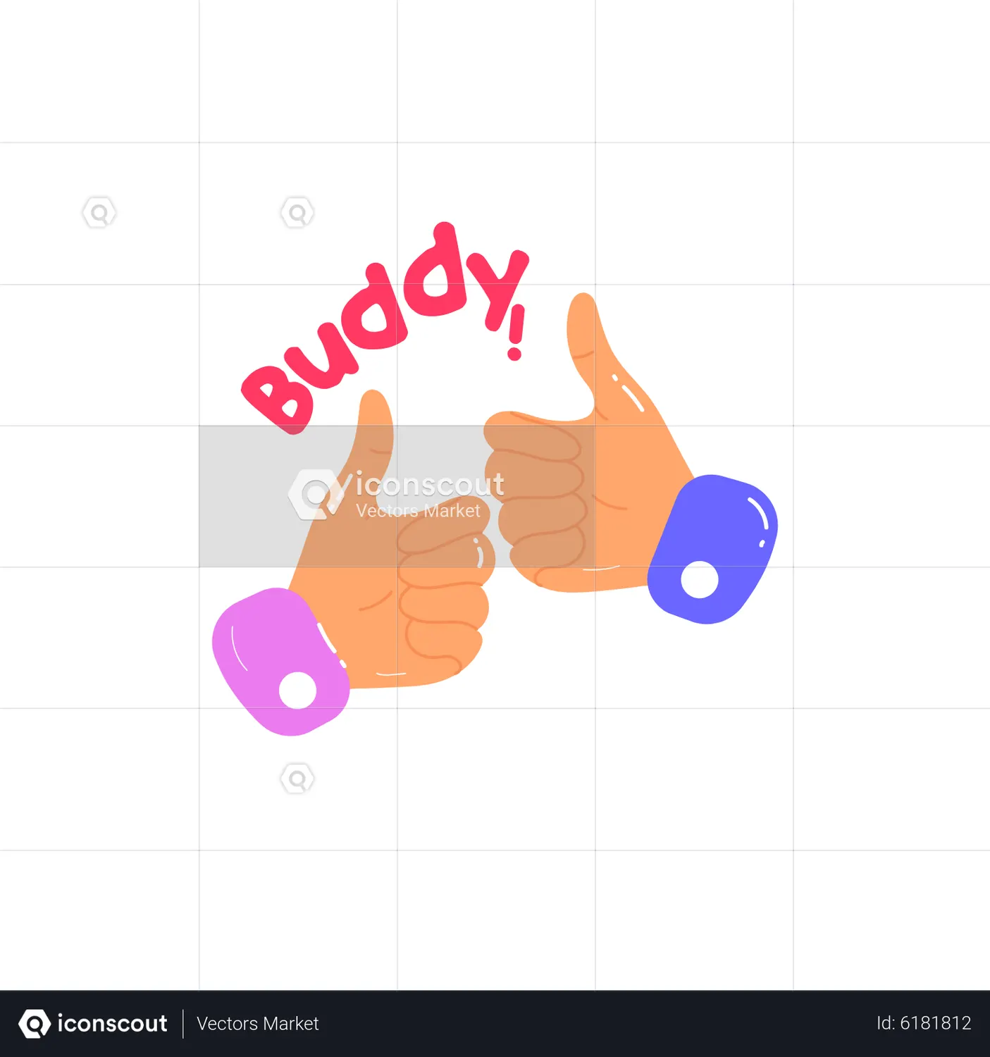 Best Buddy Animated Icon download in JSON, LOTTIE or MP4 format