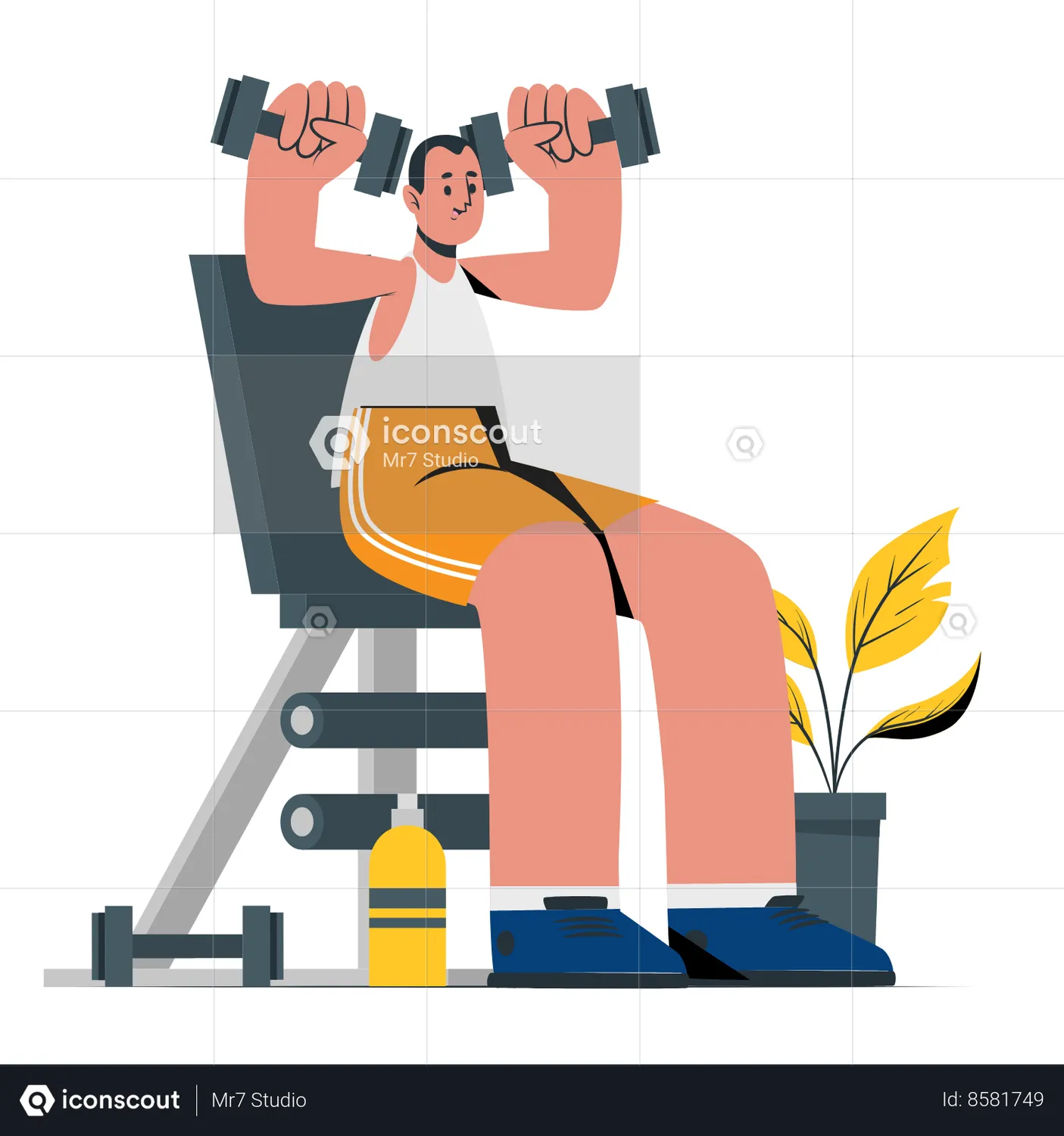 BicepCurlAnimation-FreeDownloadGym&FitnessAnimations|IconScout