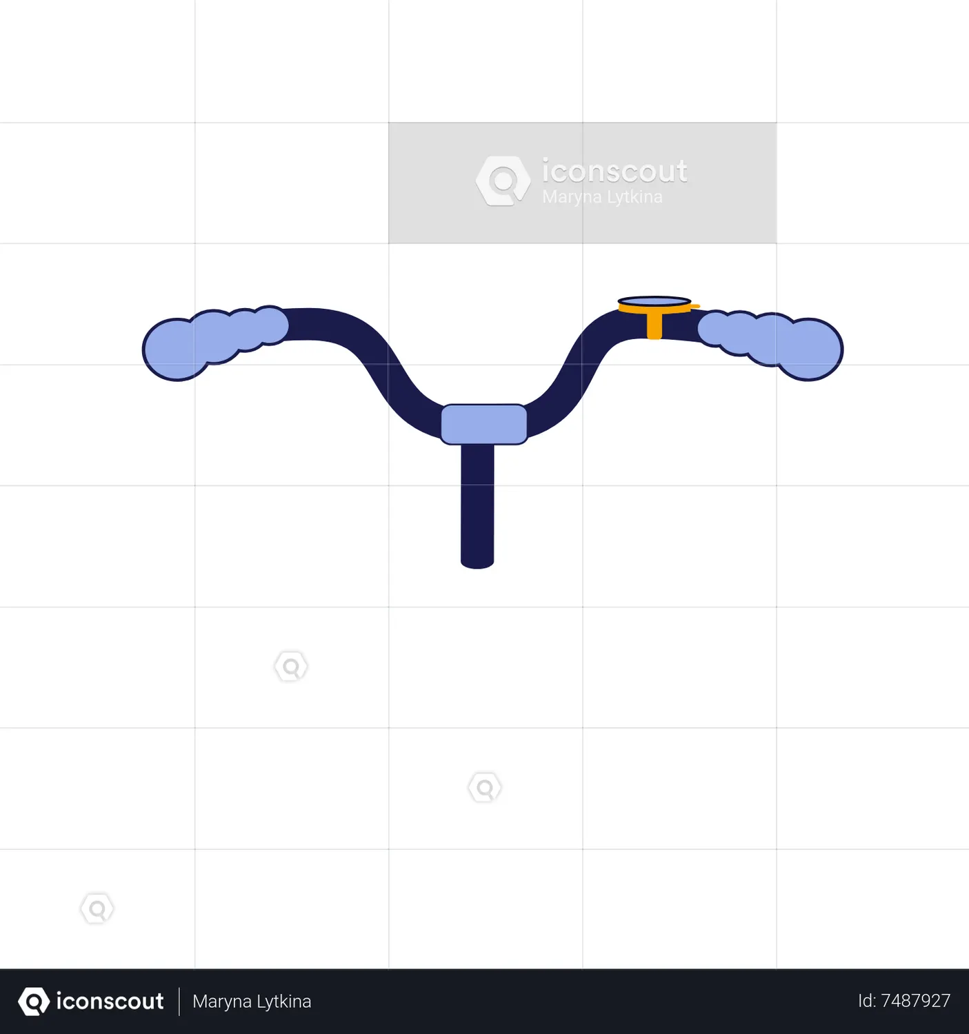 Bicycle Handlebar Animated Icon download in JSON, LOTTIE or MP4 format