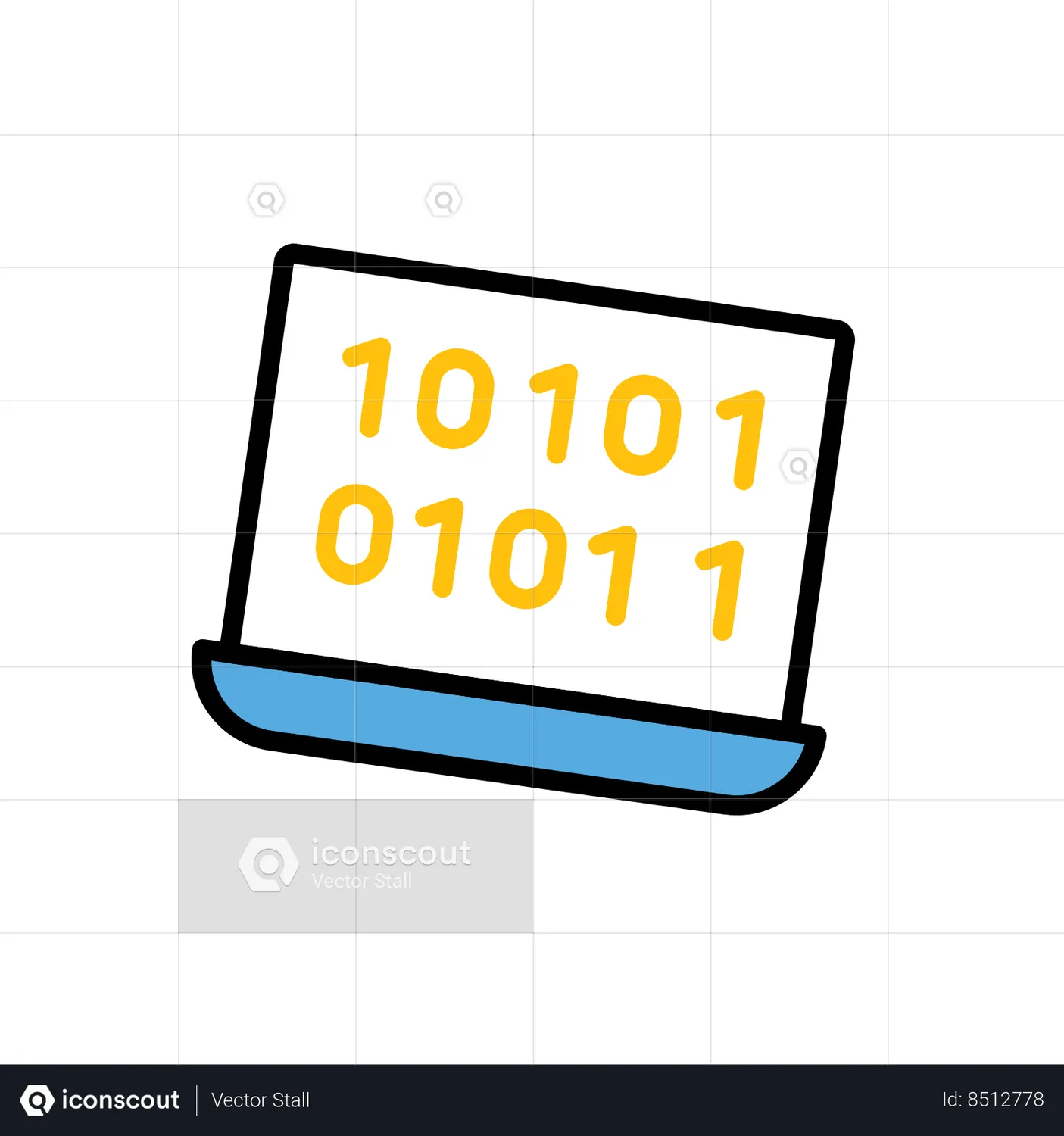 Binary Programming Animated Icon download in JSON, LOTTIE or MP4 format
