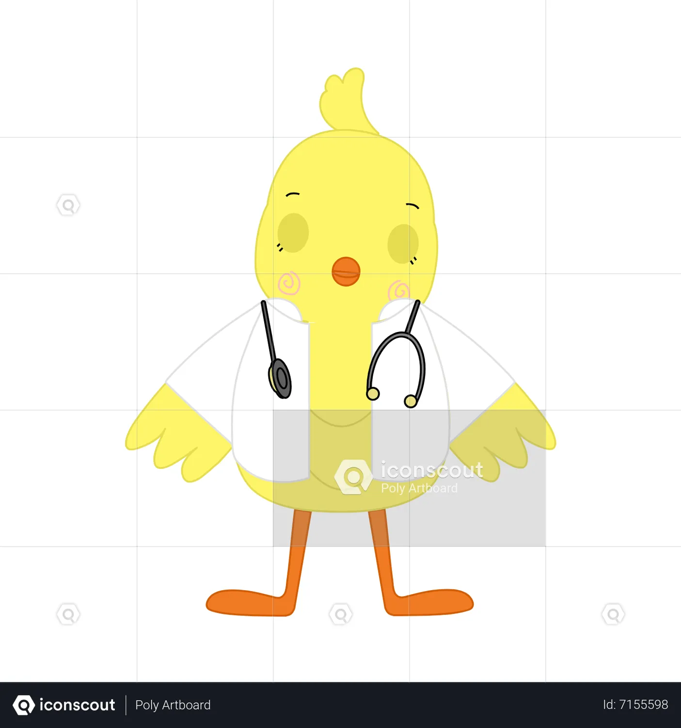 Bird doctor Animated Illustration download in JSON, LOTTIE or MP4 format