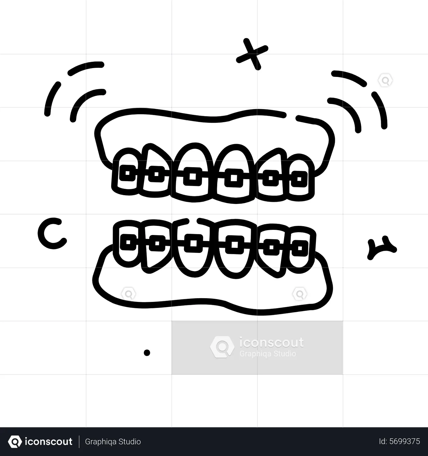 Braces Animated Icon download in JSON, LOTTIE or MP4 format