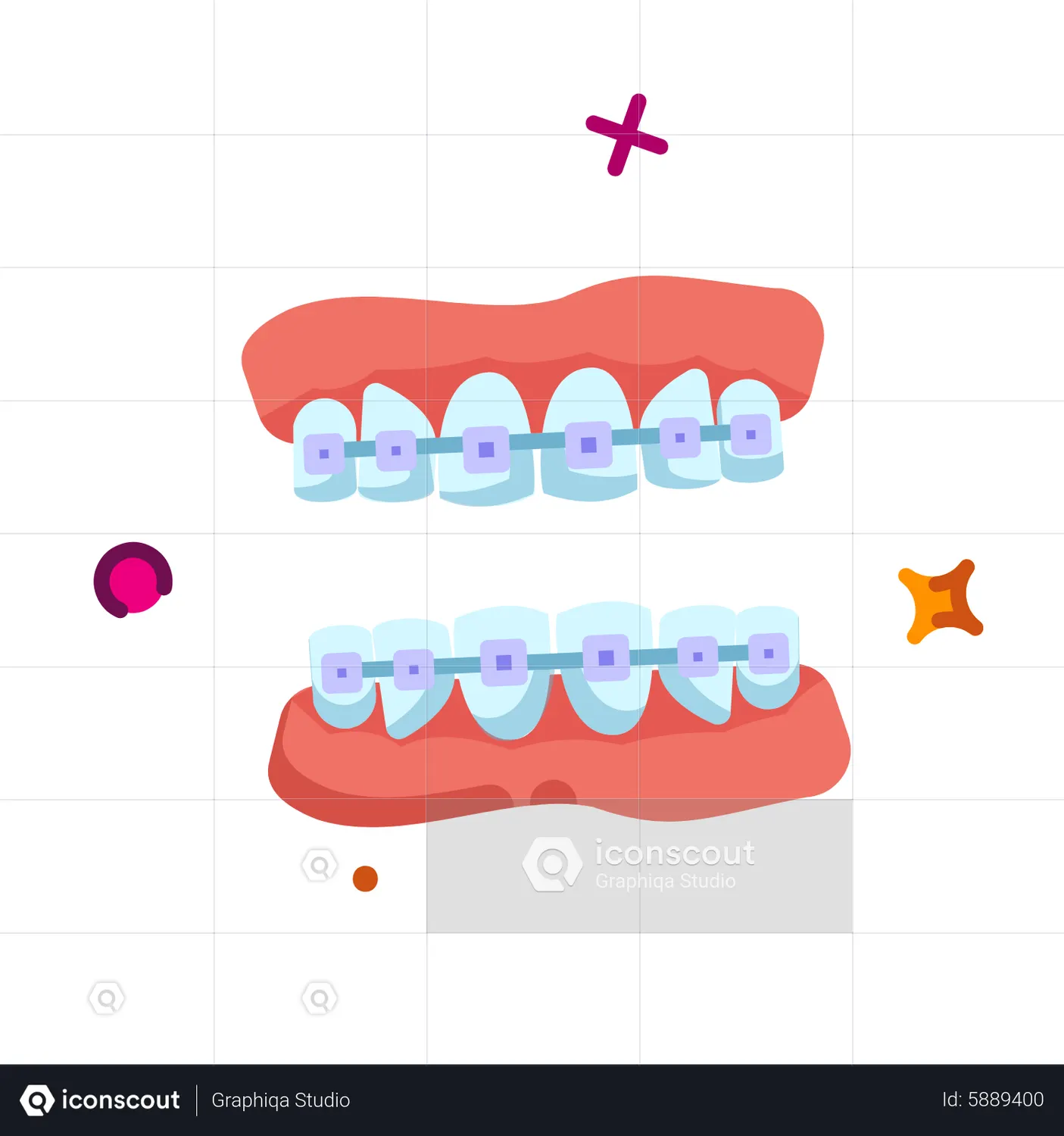 Braces Animated Icon download in JSON, LOTTIE or MP4 format