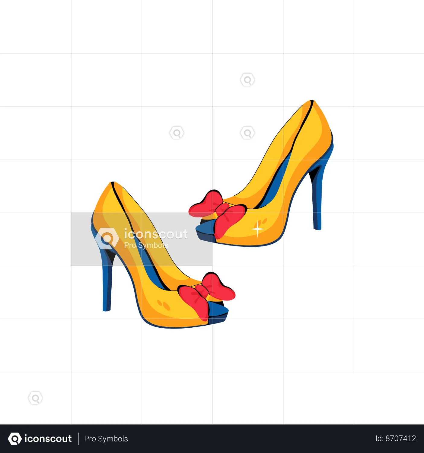 Bridal Shoes Animated Icon download in JSON, LOTTIE or MP4 format