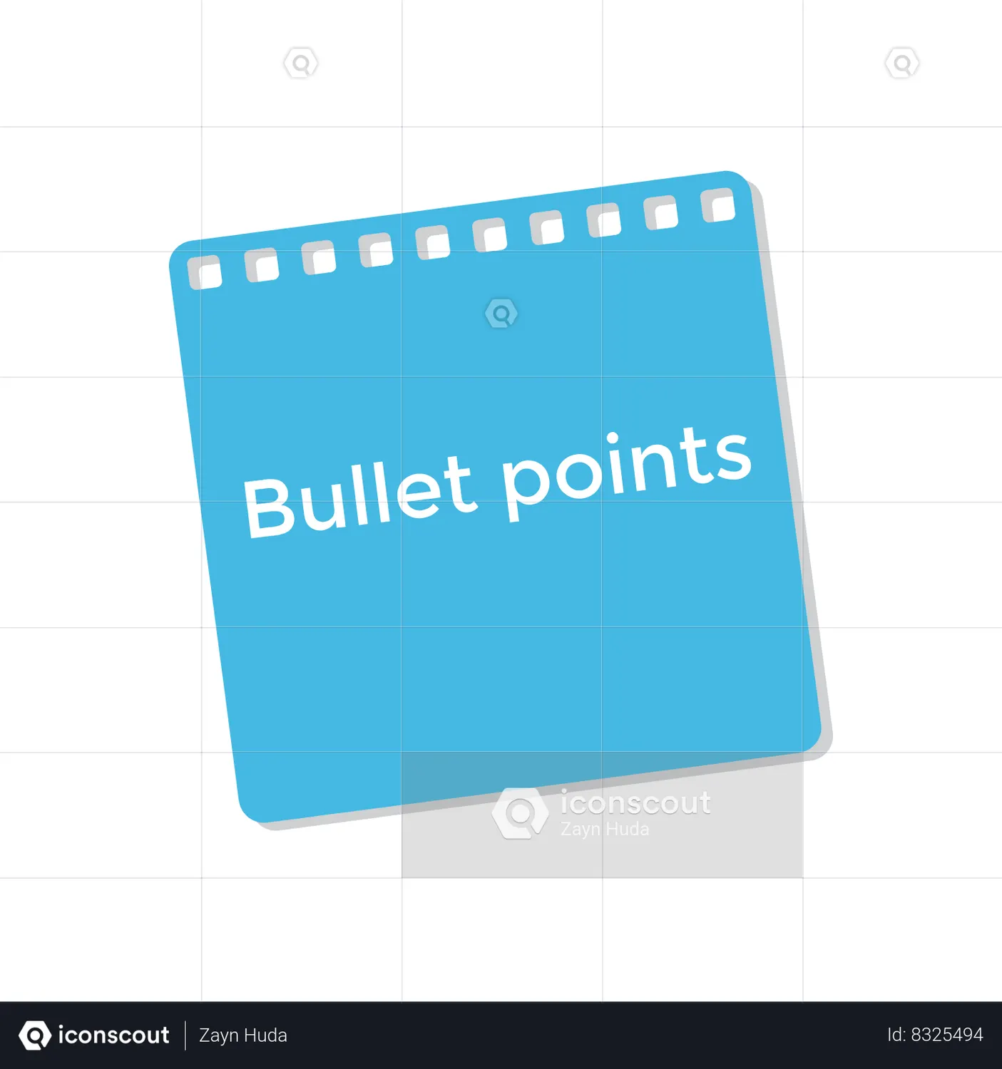 Bullet points Animated Icon download in JSON, LOTTIE or MP4 format