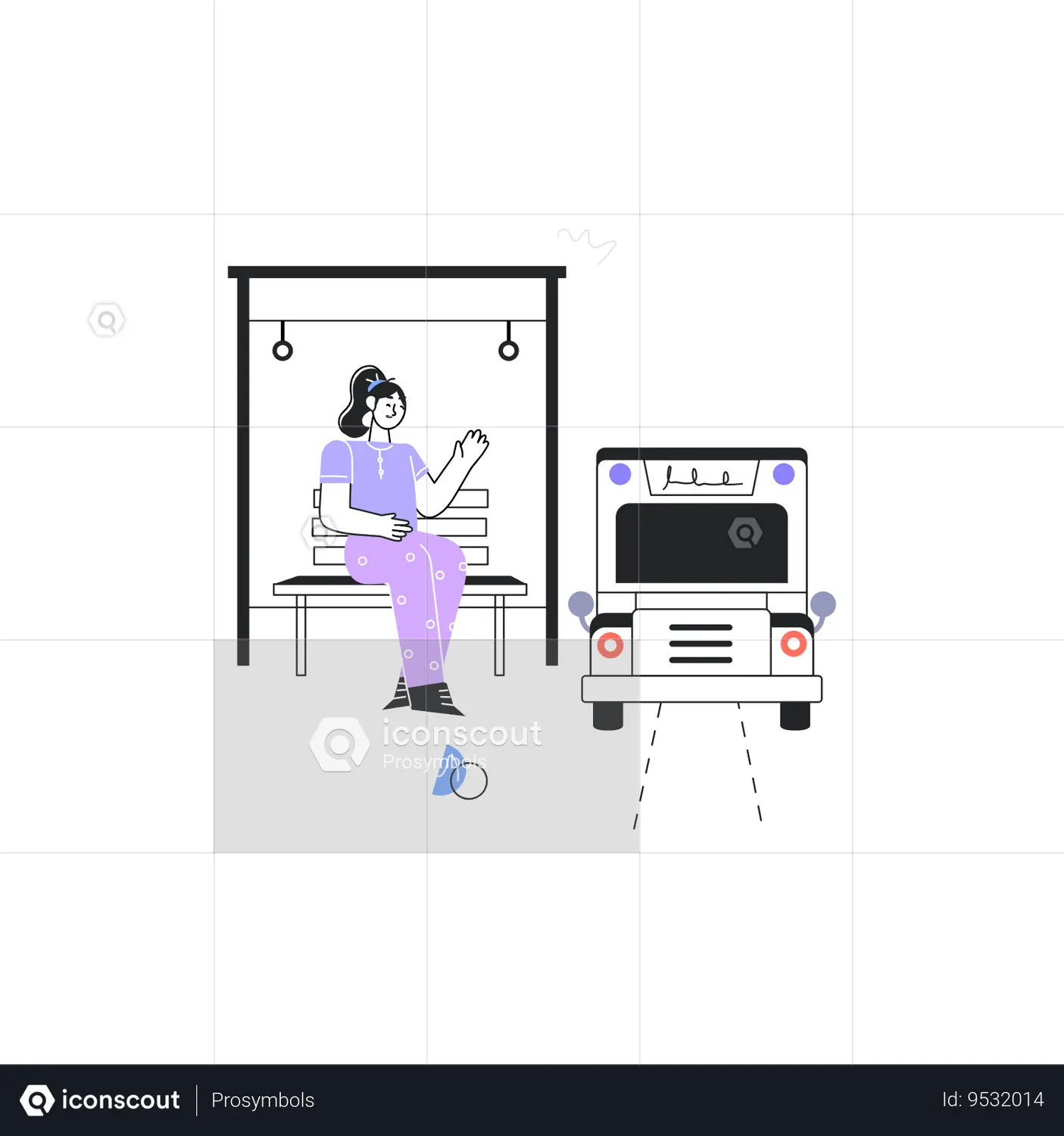 Bus Station Animation Free Download Vehicle Animations IconScout